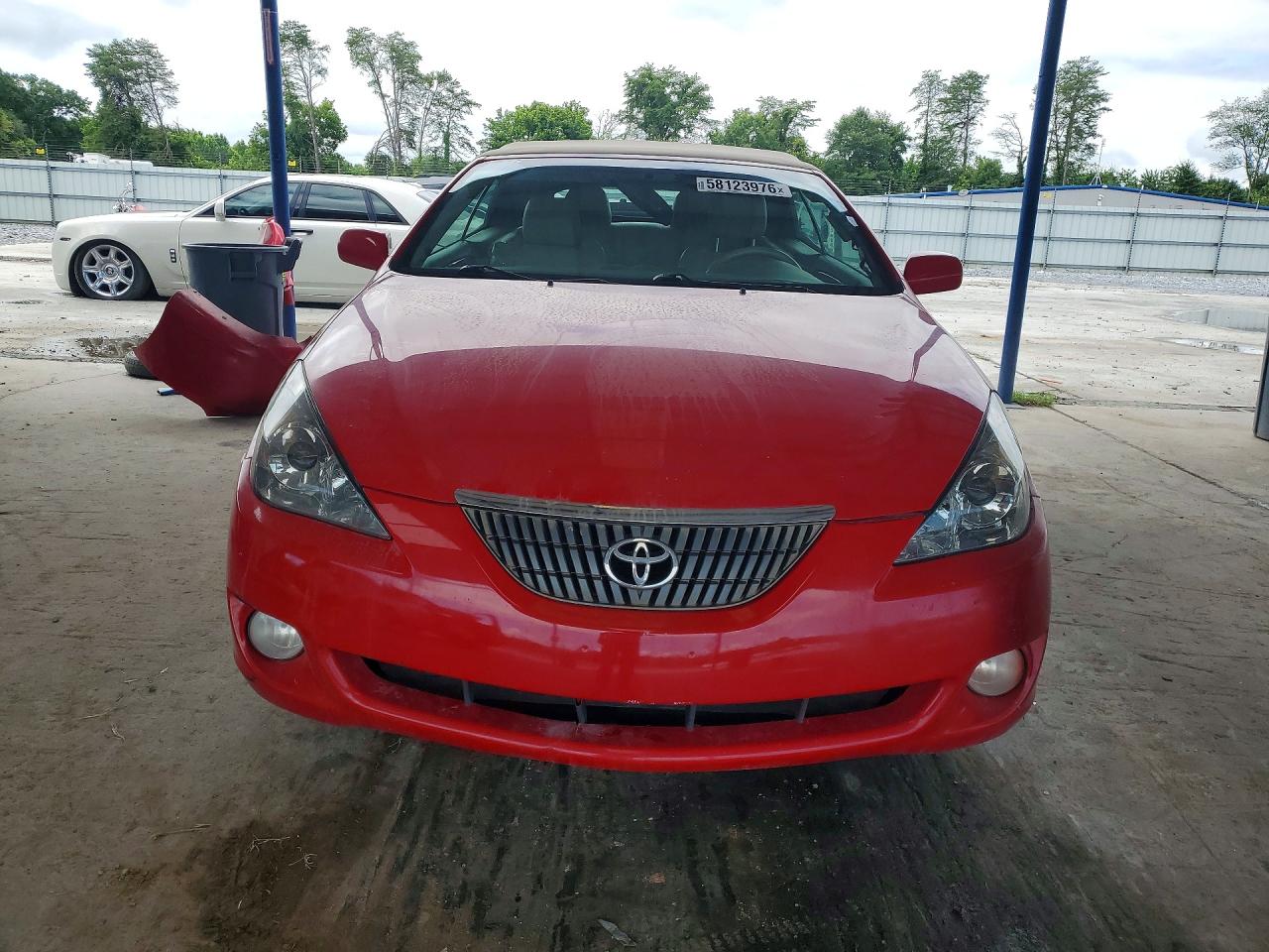 2006 Toyota Camry Solara Sle V6 Red vin: 4T1FA38P86U103769