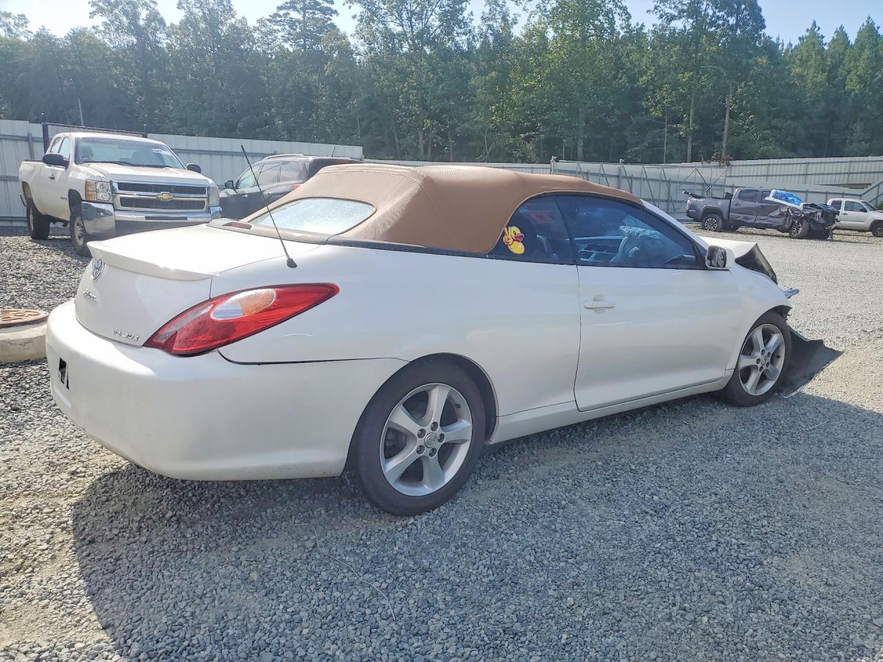 2006 Toyota Camry Solara Sle V6 White vin: 4T1FA38P86U106624
