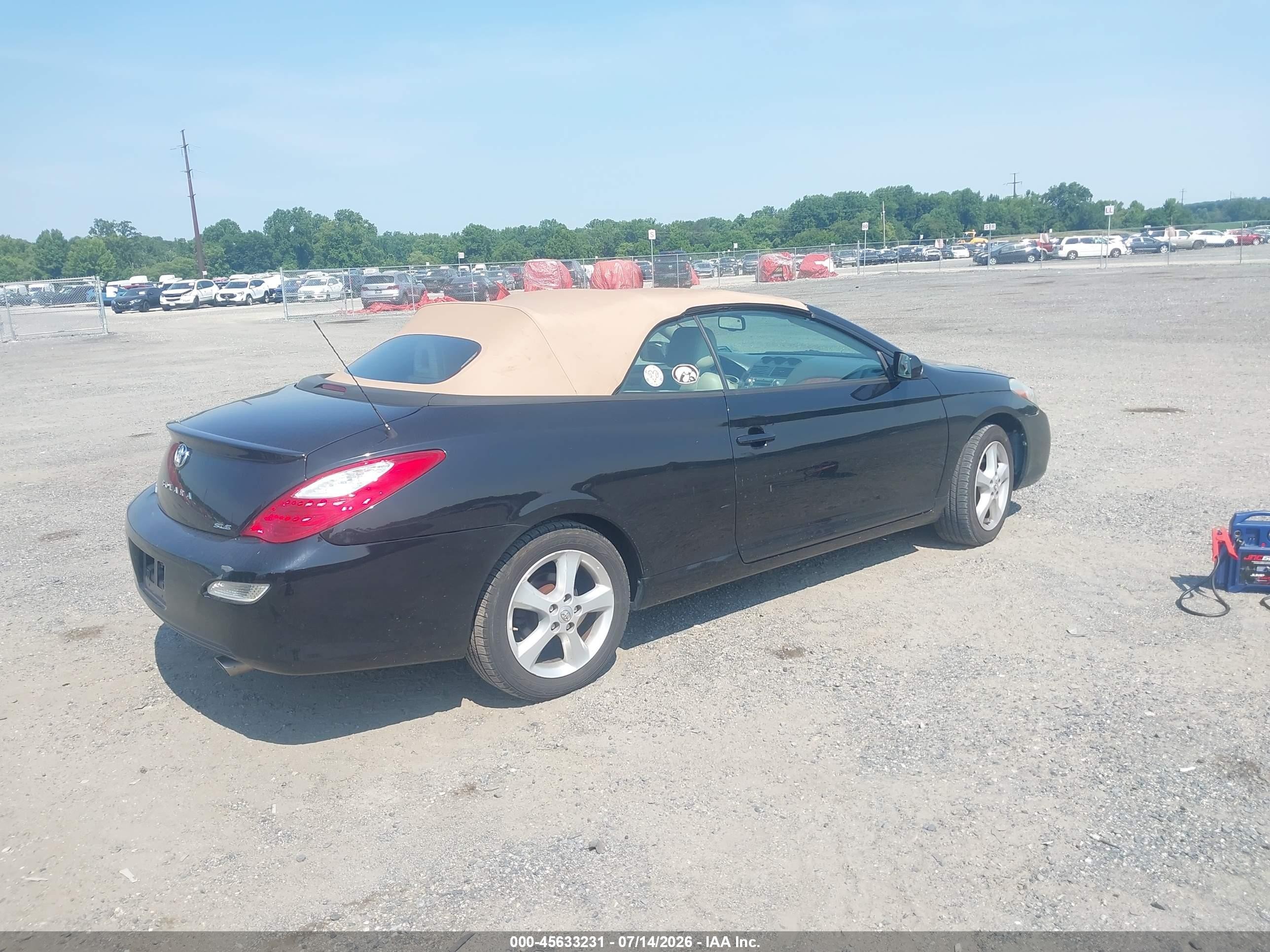 2008 Toyota Camry Solara Sle Black vin: 4T1FA38P88U141067