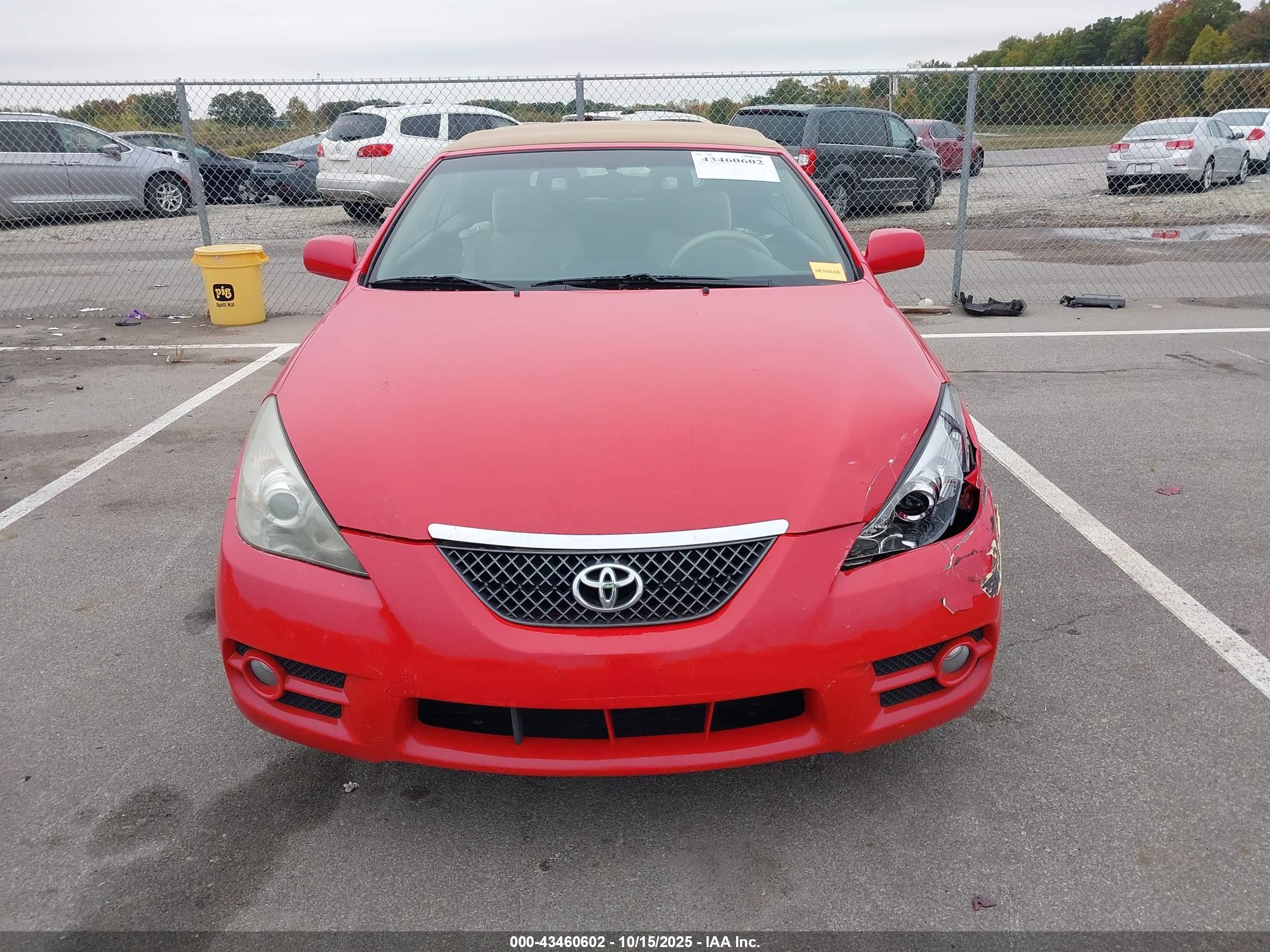 2008 Toyota Camry Solara Se Red vin: 4T1FA38P88U141246