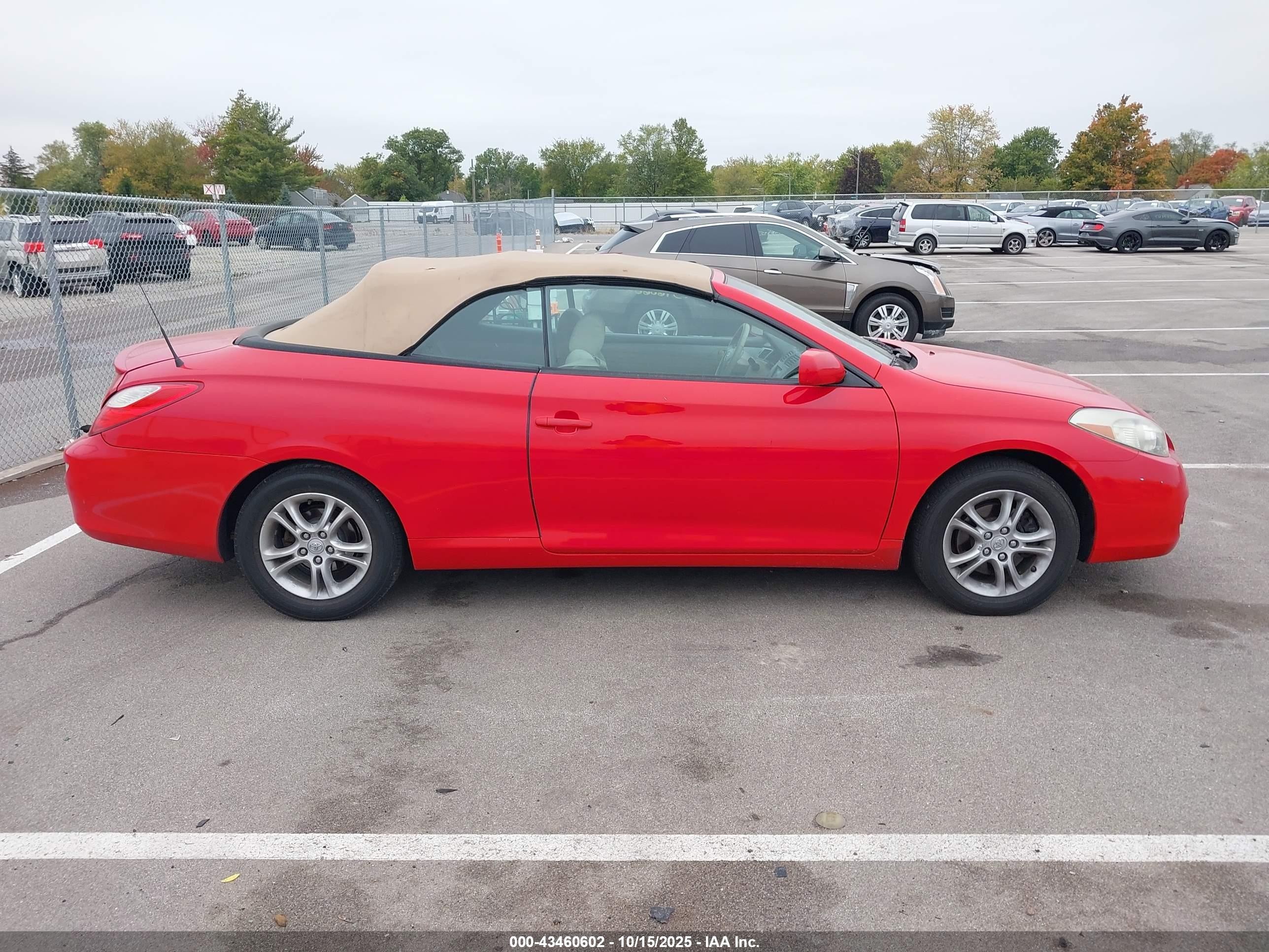 2008 Toyota Camry Solara Se Red vin: 4T1FA38P88U141246