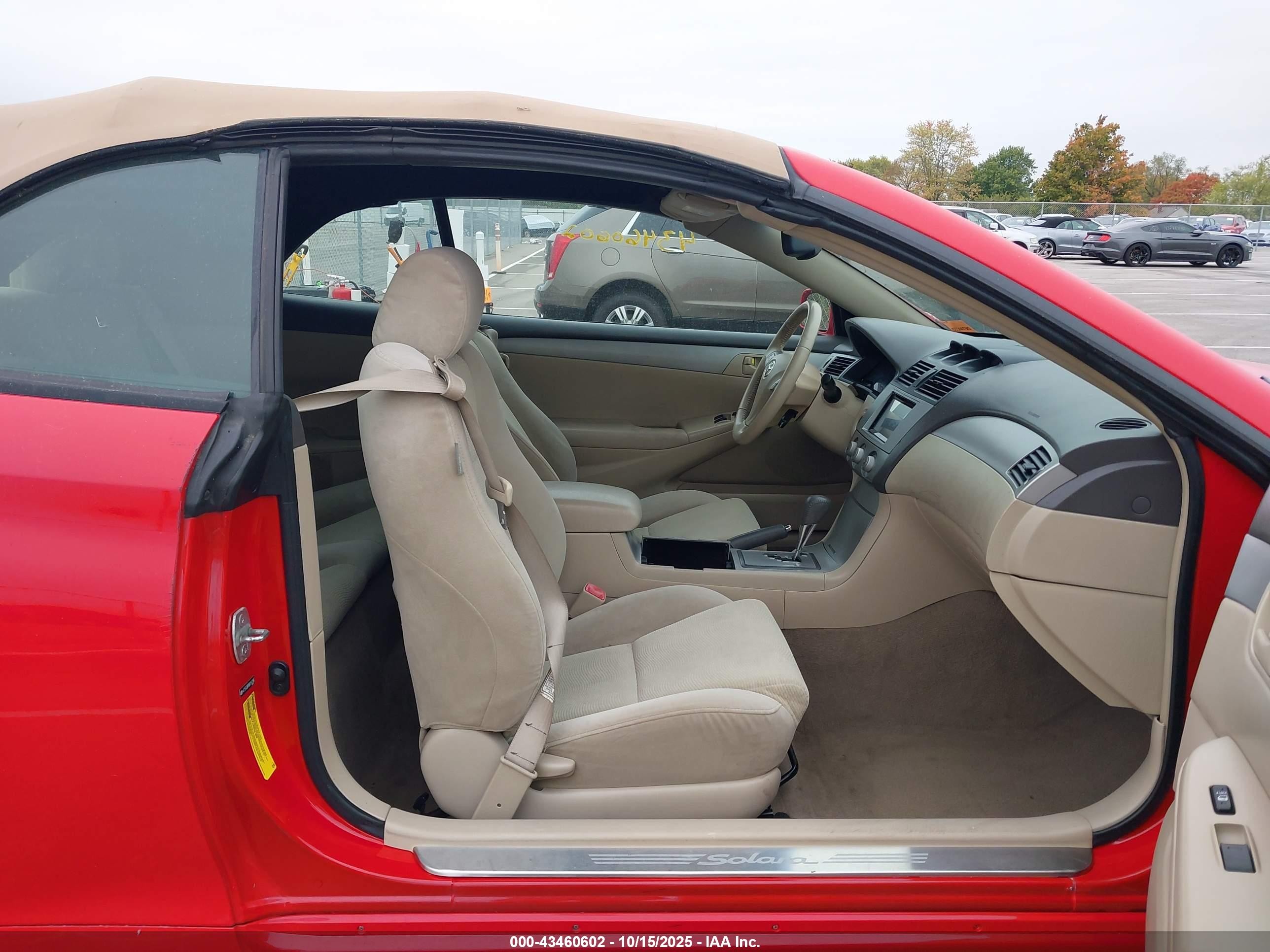 2008 Toyota Camry Solara Se Red vin: 4T1FA38P88U141246