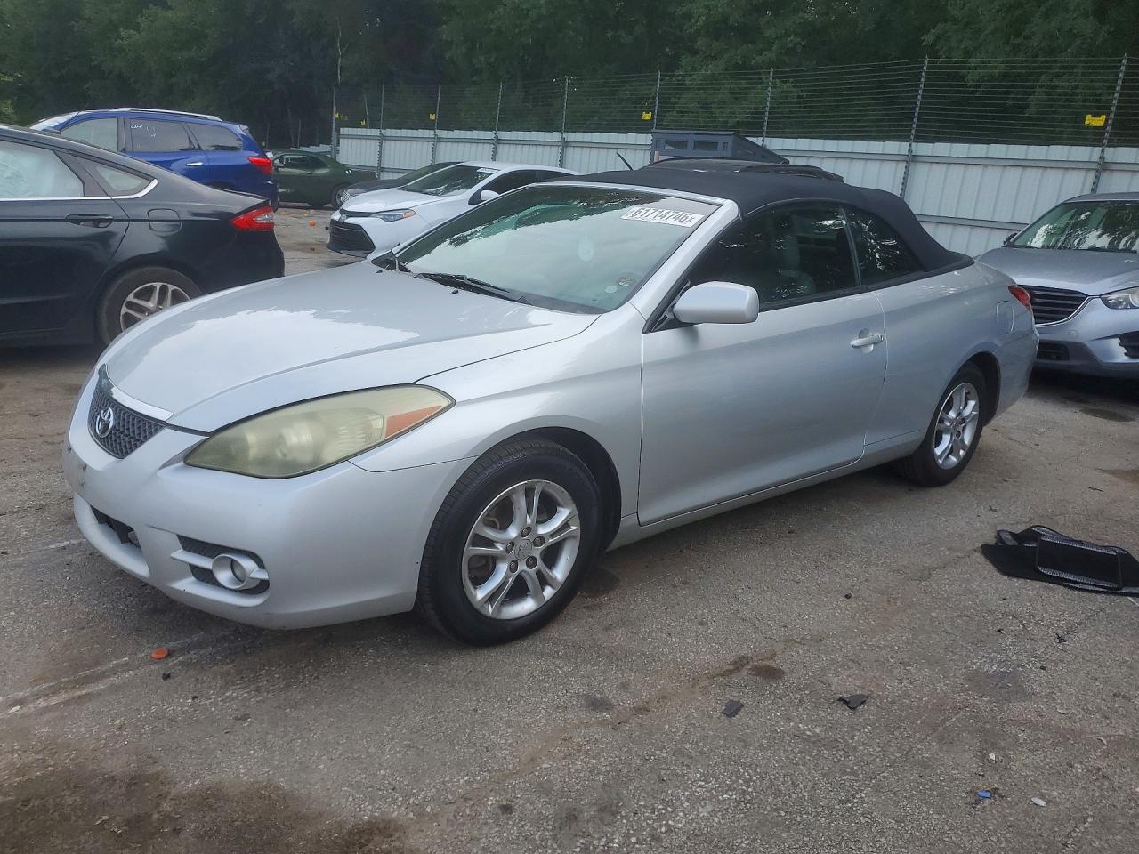 2008 Toyota Camry Solara Se V6 Silver vin: 4T1FA38P88U146396