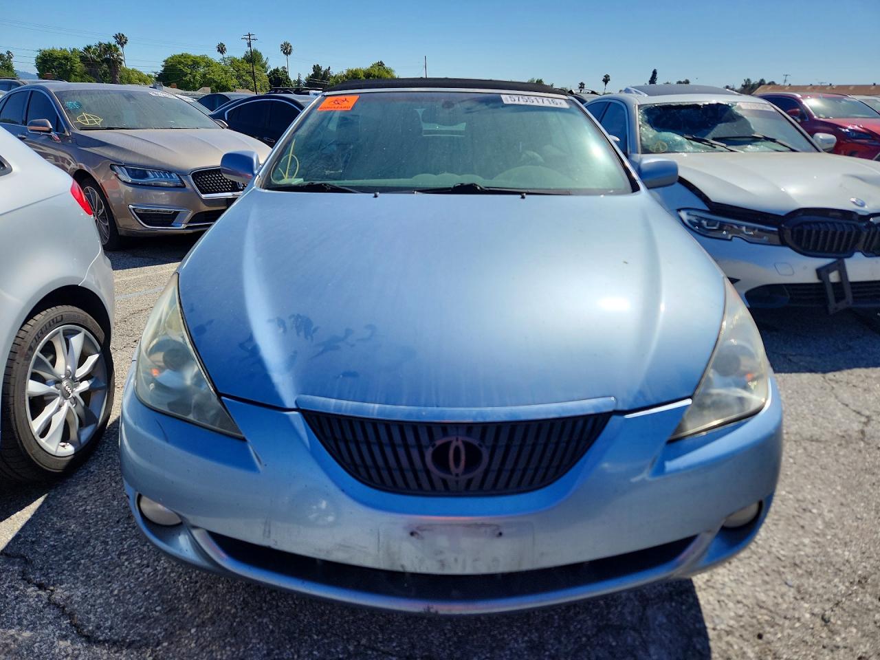 2005 Toyota Camry Solara Sle V6 Blue vin: 4T1FA38P95U040308
