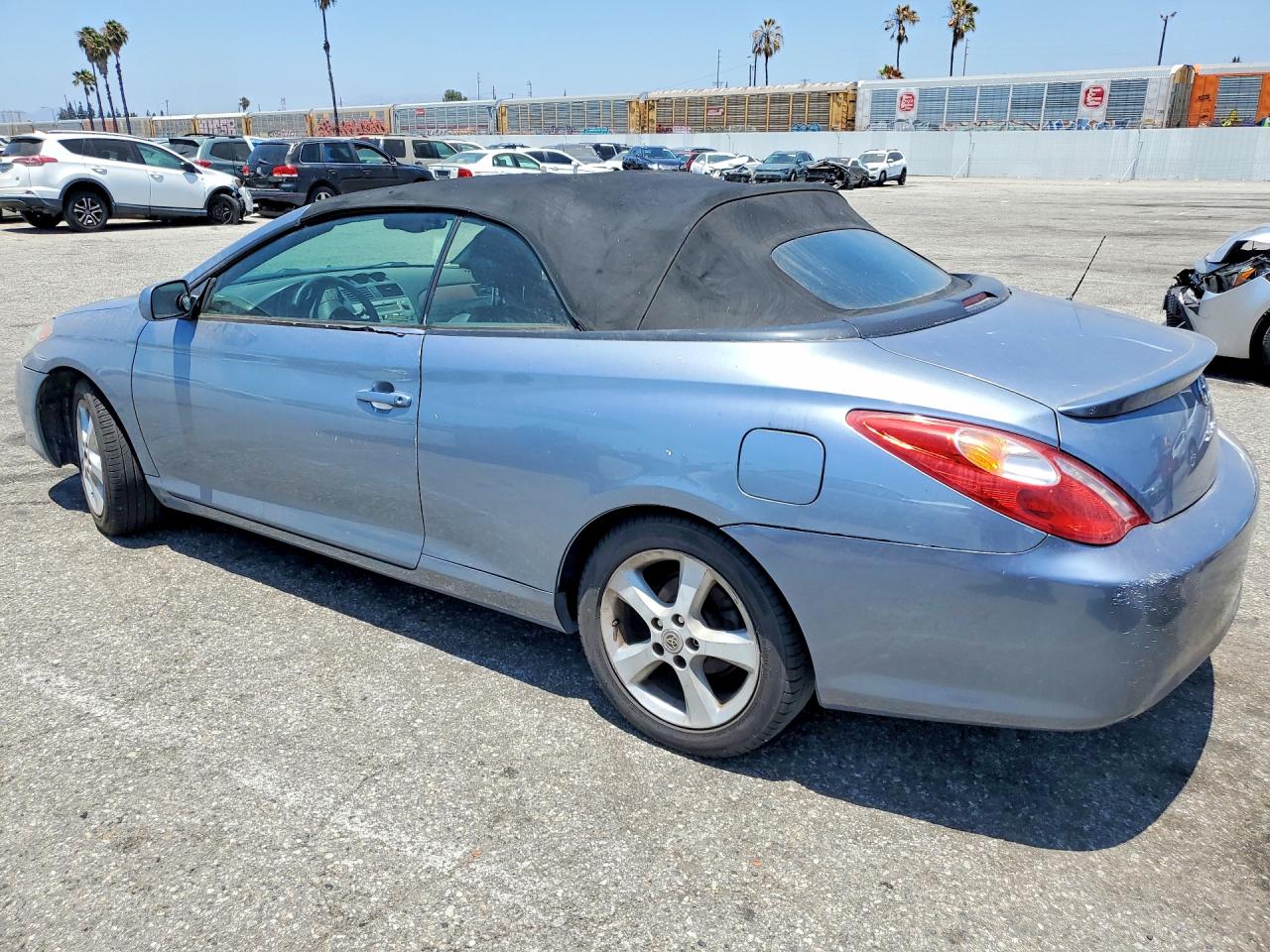 2005 Toyota Camry Solara Sle V6 Blue vin: 4T1FA38P95U040308