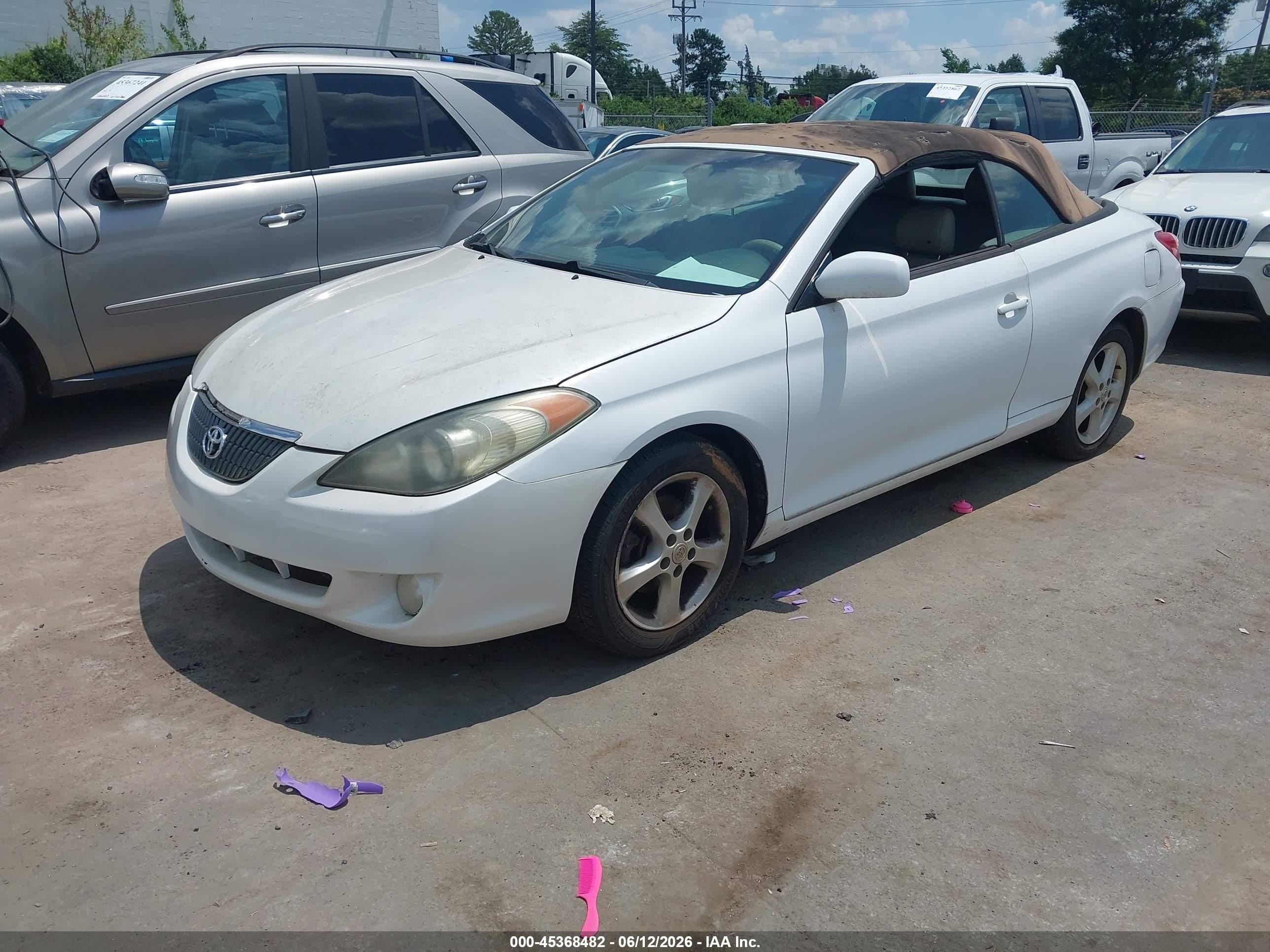 2005 Toyota Camry Solara Sle Белый vin: 4T1FA38P95U045248