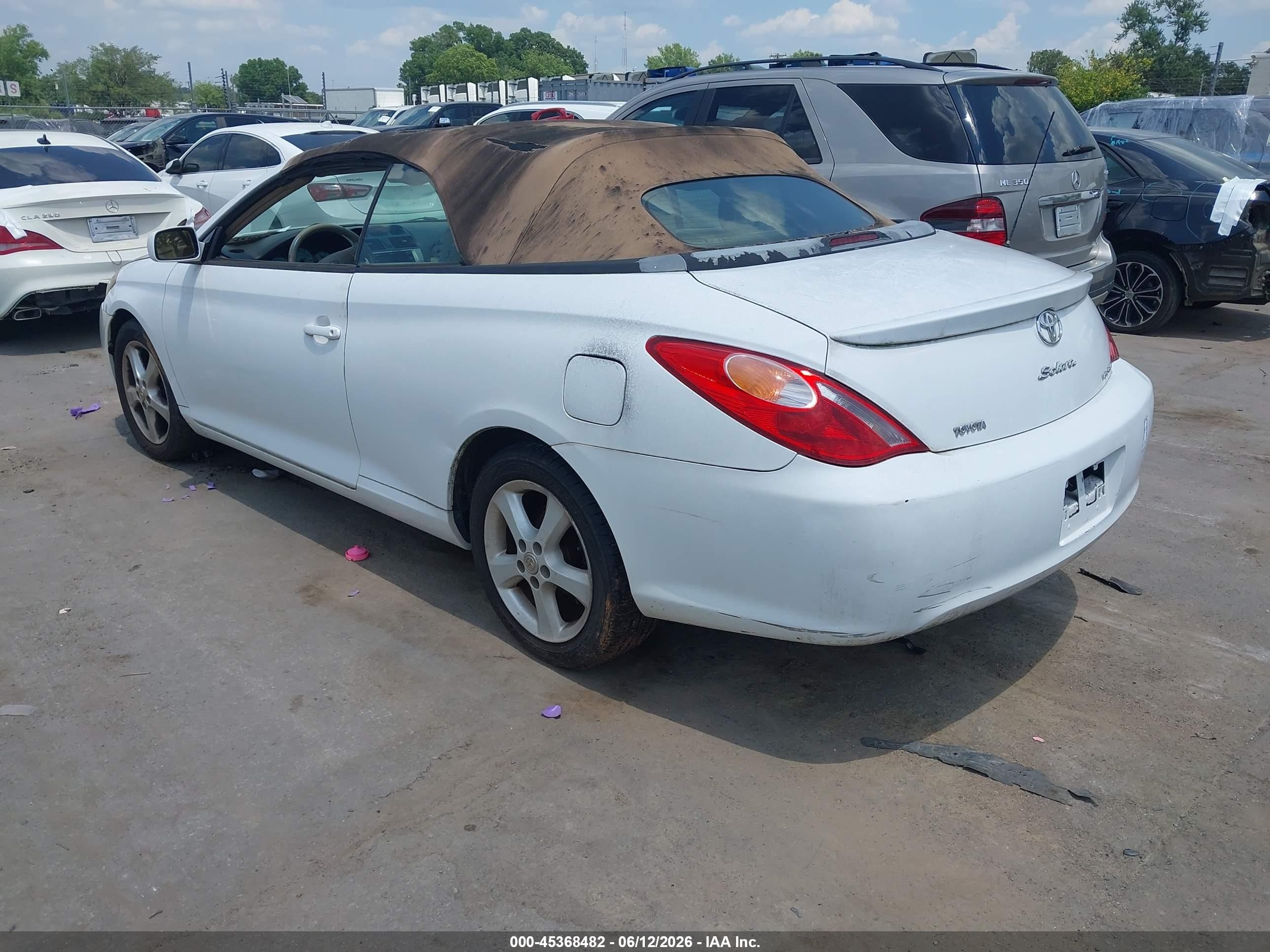 2005 Toyota Camry Solara Sle Белый vin: 4T1FA38P95U045248