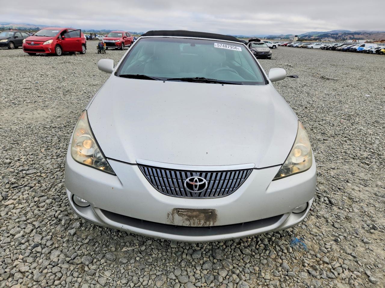 2005 Toyota Camry Solara Sle V6 Silver vin: 4T1FA38P95U048778