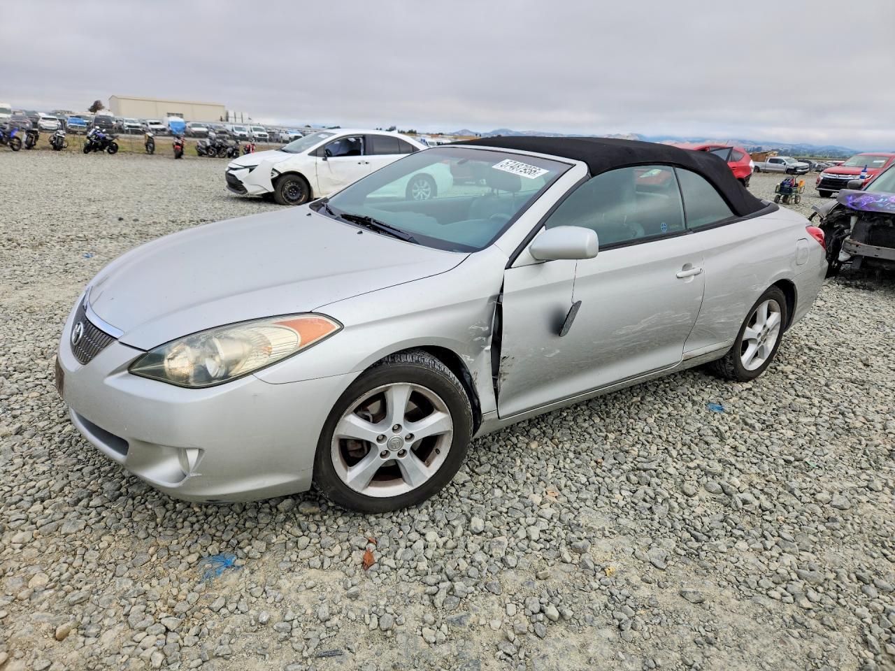 2005 Toyota Camry Solara Sle V6 Silver vin: 4T1FA38P95U048778