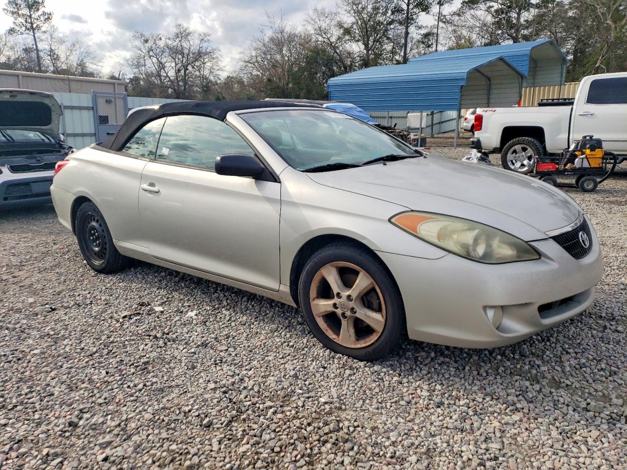 2005 Toyota Camry Solara Se Silver vin: 4T1FA38P95U049509