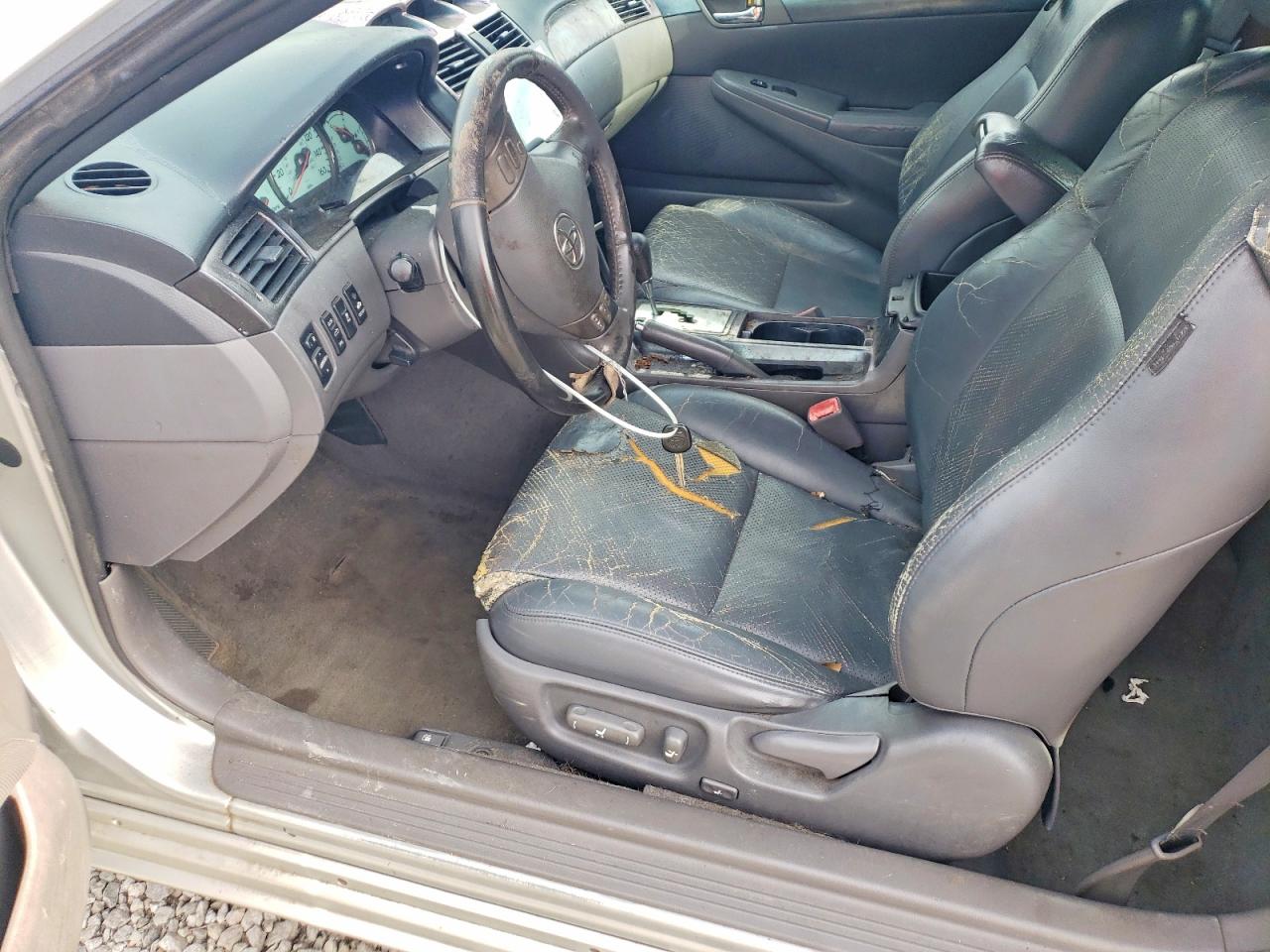 2005 Toyota Camry Solara Se Silver vin: 4T1FA38P95U049509