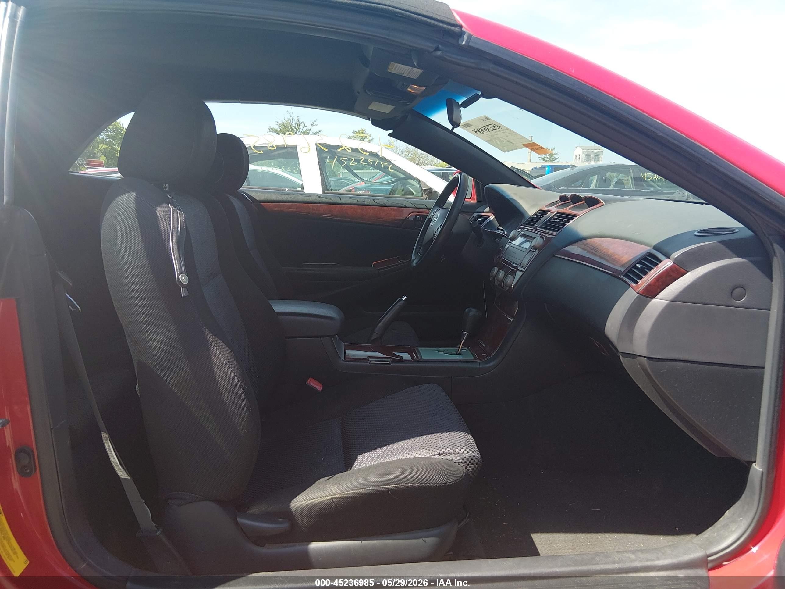 2006 Toyota Camry Solara Se Red vin: 4T1FA38P96U066571