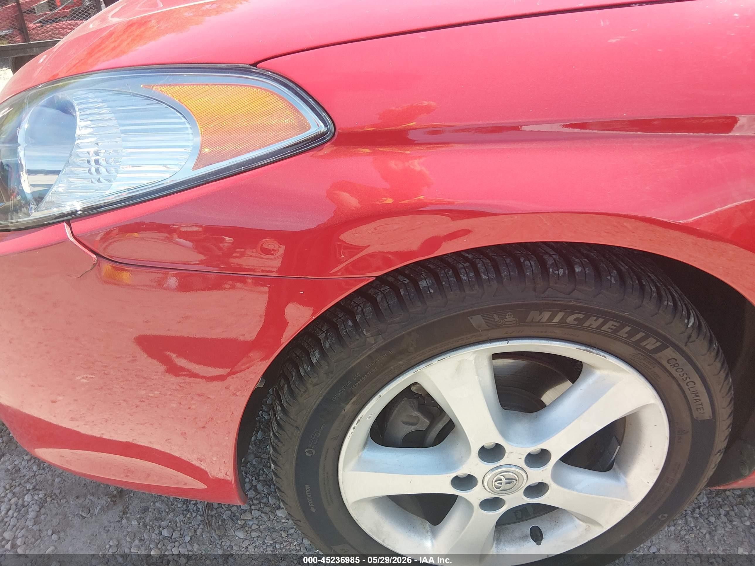 2006 Toyota Camry Solara Se Red vin: 4T1FA38P96U066571