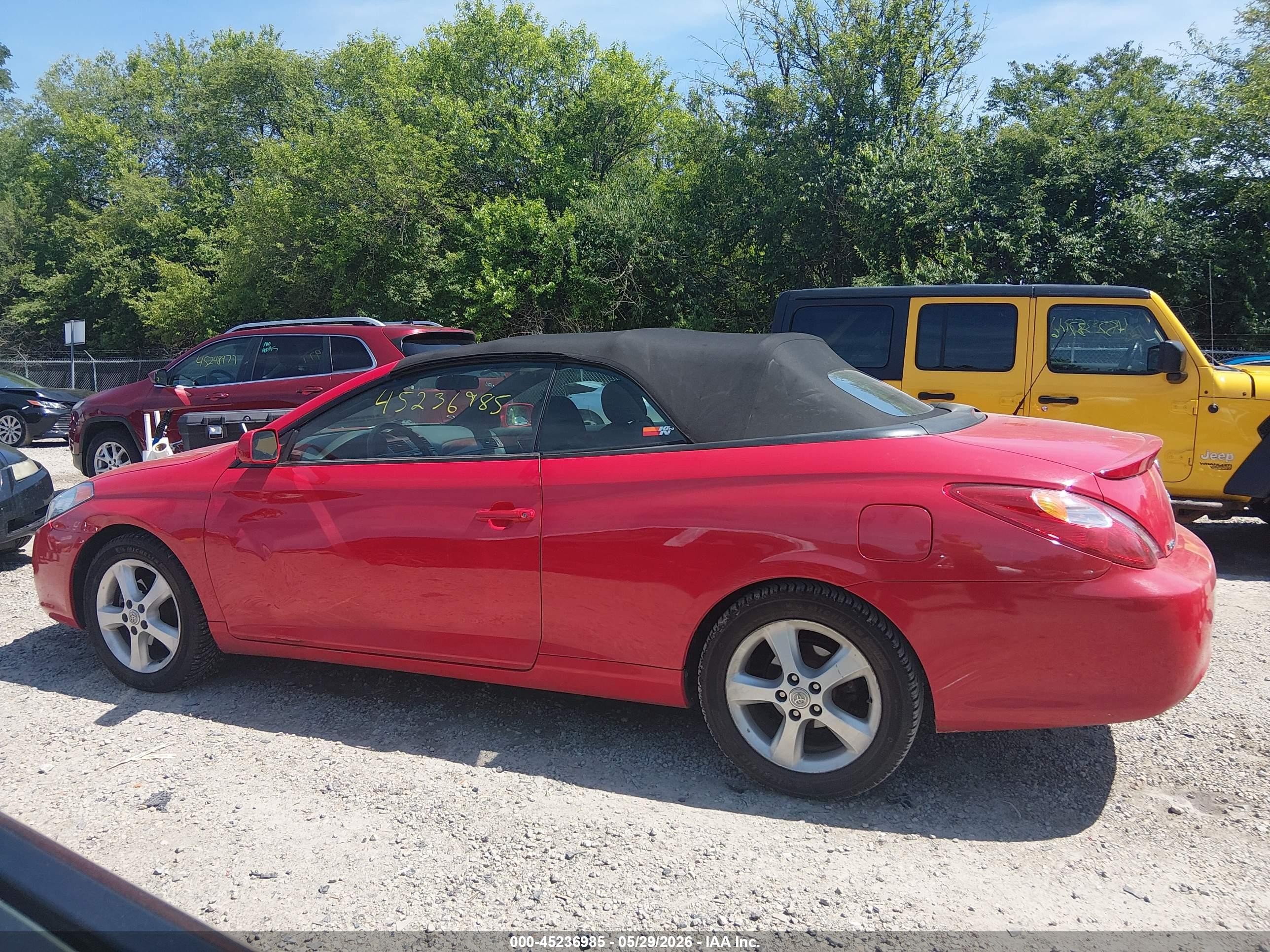 2006 Toyota Camry Solara Se Red vin: 4T1FA38P96U066571