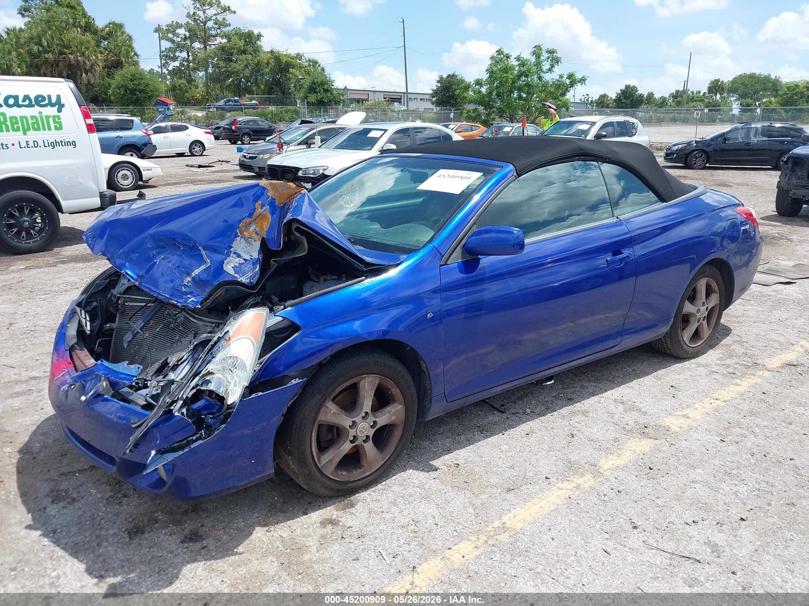 2006 Toyota Camry Solara Se Синий vin: 4T1FA38P96U072998