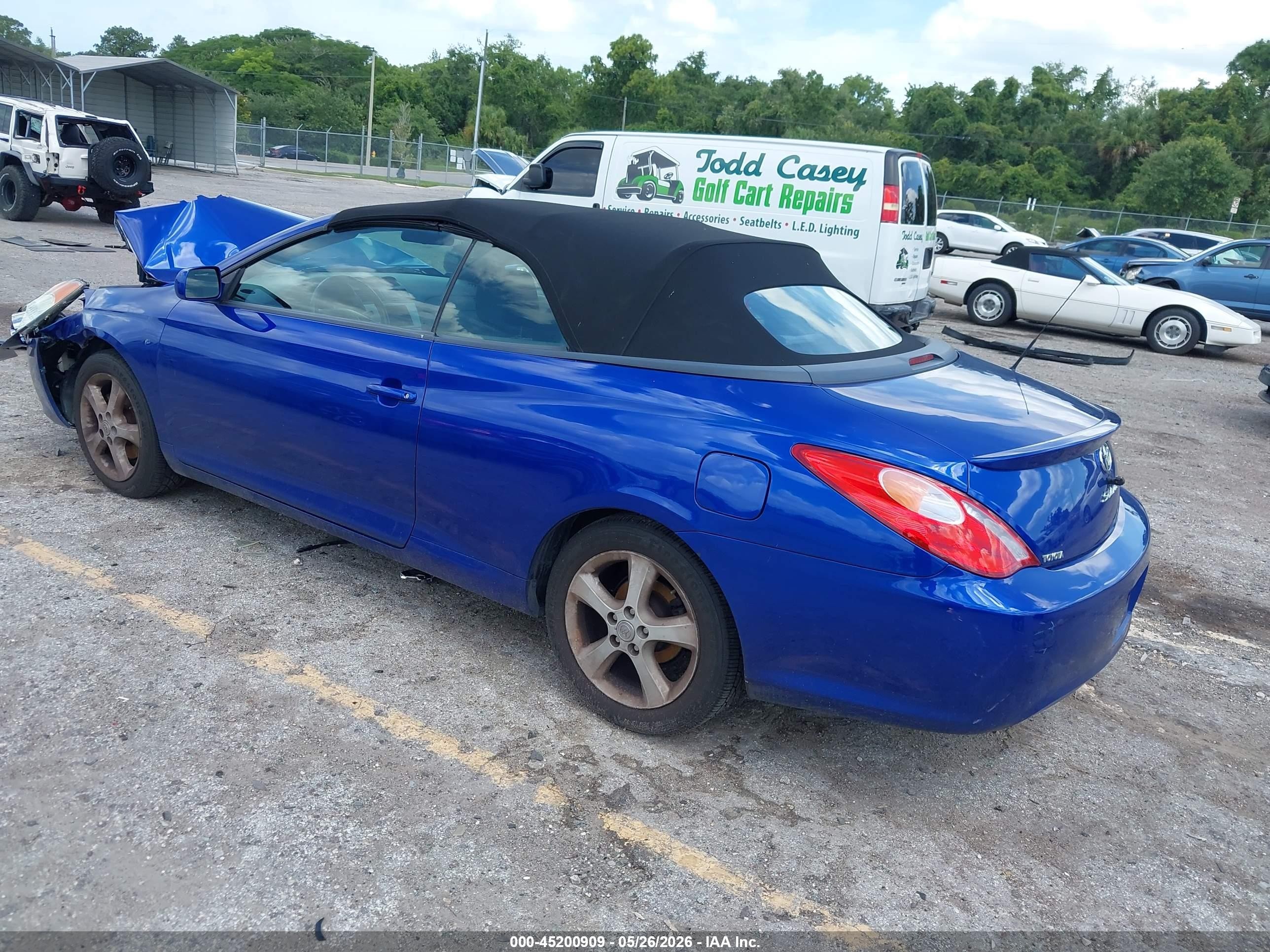 2006 Toyota Camry Solara Se Синий vin: 4T1FA38P96U072998
