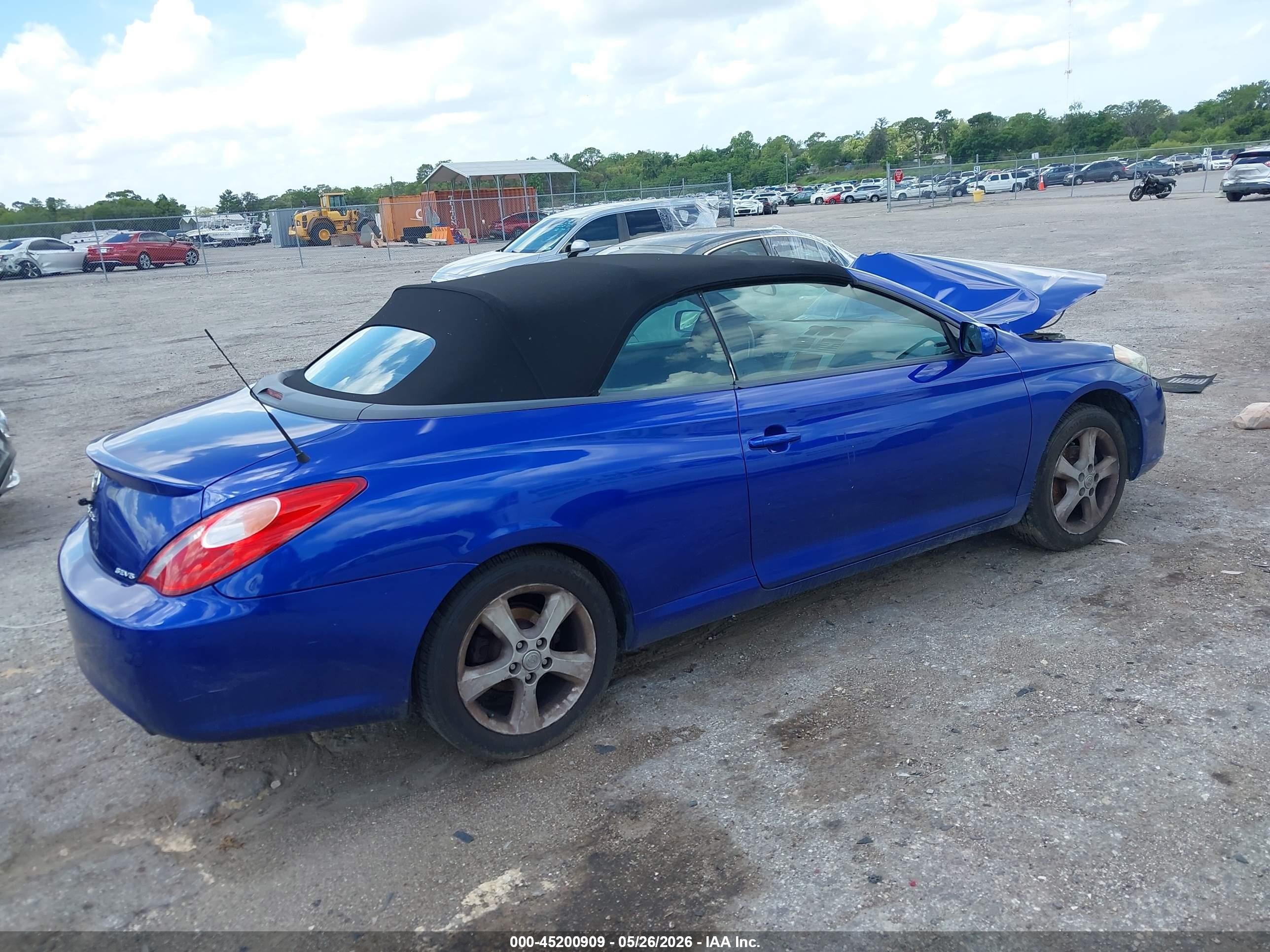2006 Toyota Camry Solara Se Синий vin: 4T1FA38P96U072998