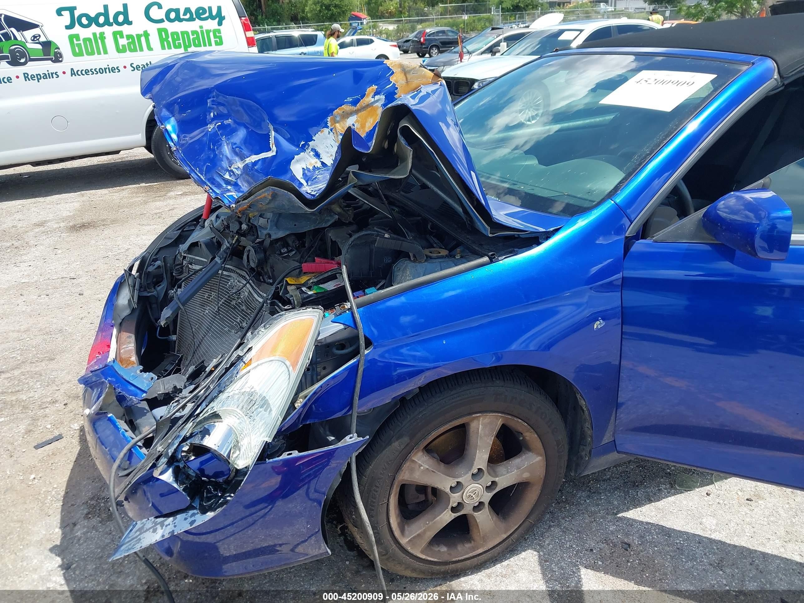 2006 Toyota Camry Solara Se Синий vin: 4T1FA38P96U072998
