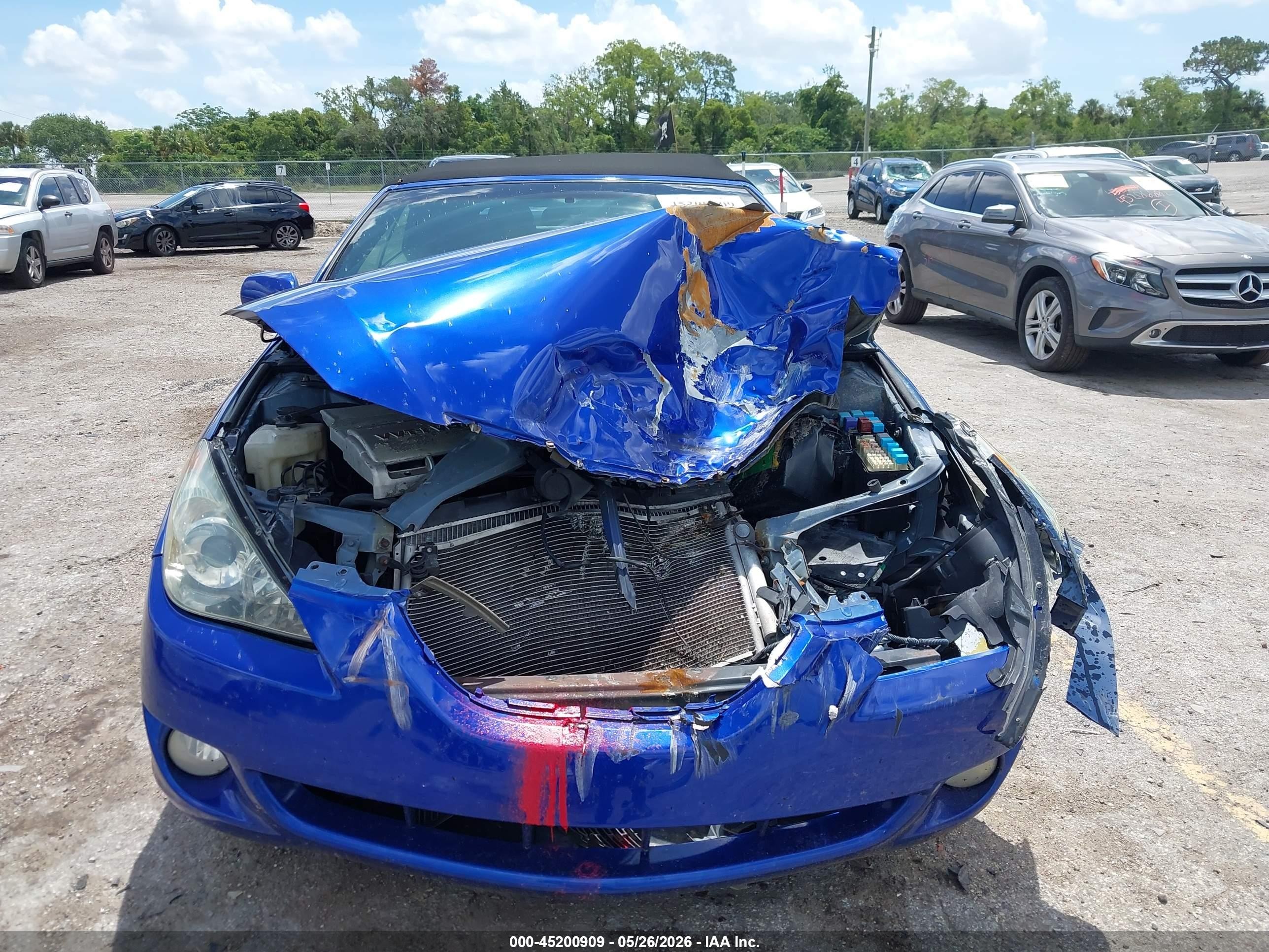 2006 Toyota Camry Solara Se Синий vin: 4T1FA38P96U072998