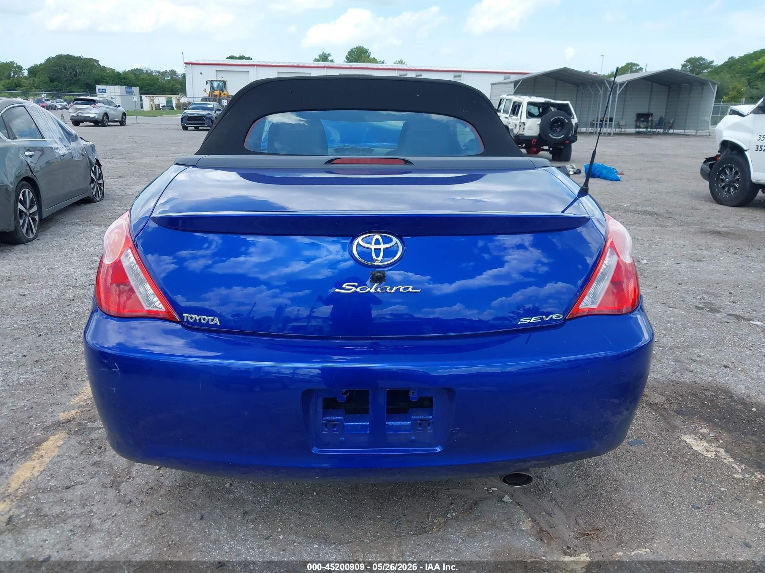 2006 Toyota Camry Solara Se Синий vin: 4T1FA38P96U072998