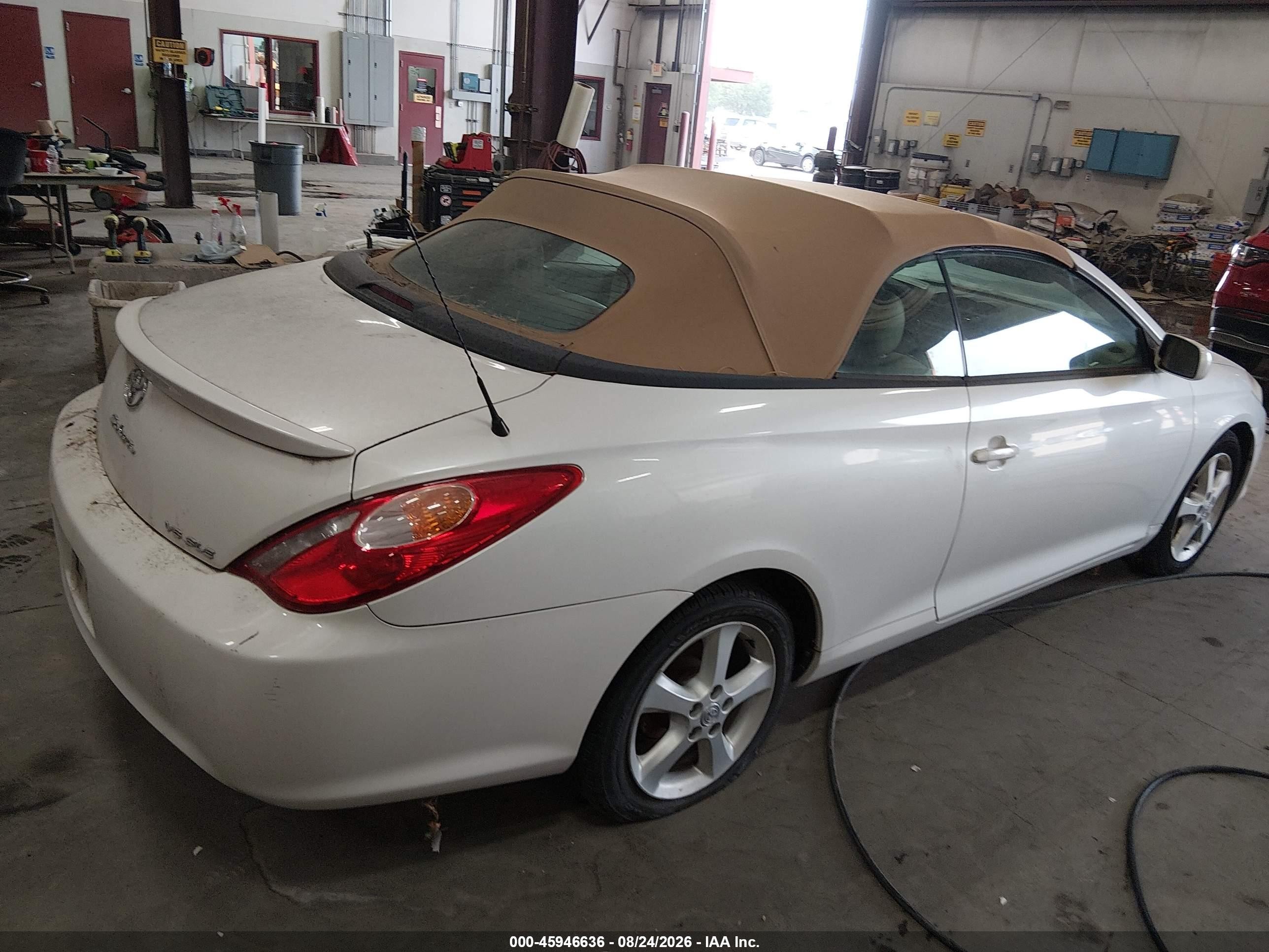 2006 Toyota Camry Solara Sle Белый vin: 4T1FA38P96U092006