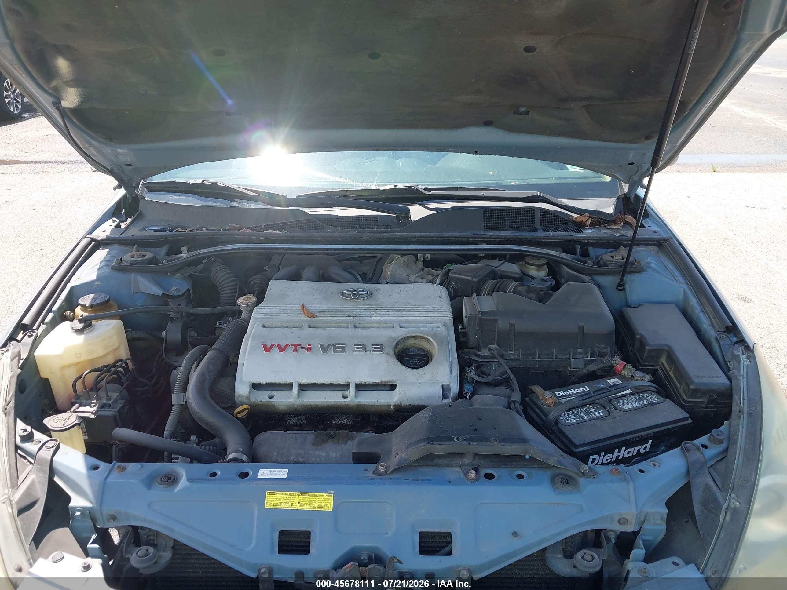 2006 Toyota Camry Solara Sle Blue vin: 4T1FA38P96U098646
