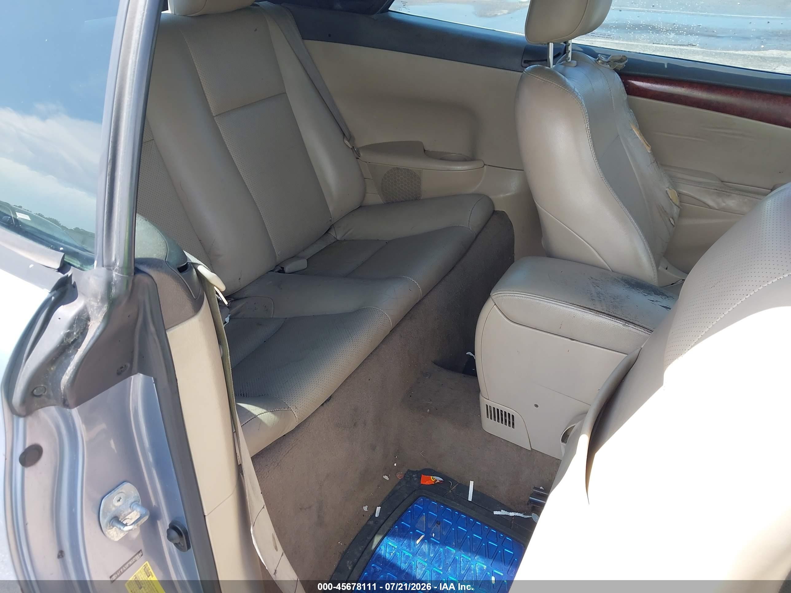 2006 Toyota Camry Solara Sle Blue vin: 4T1FA38P96U098646