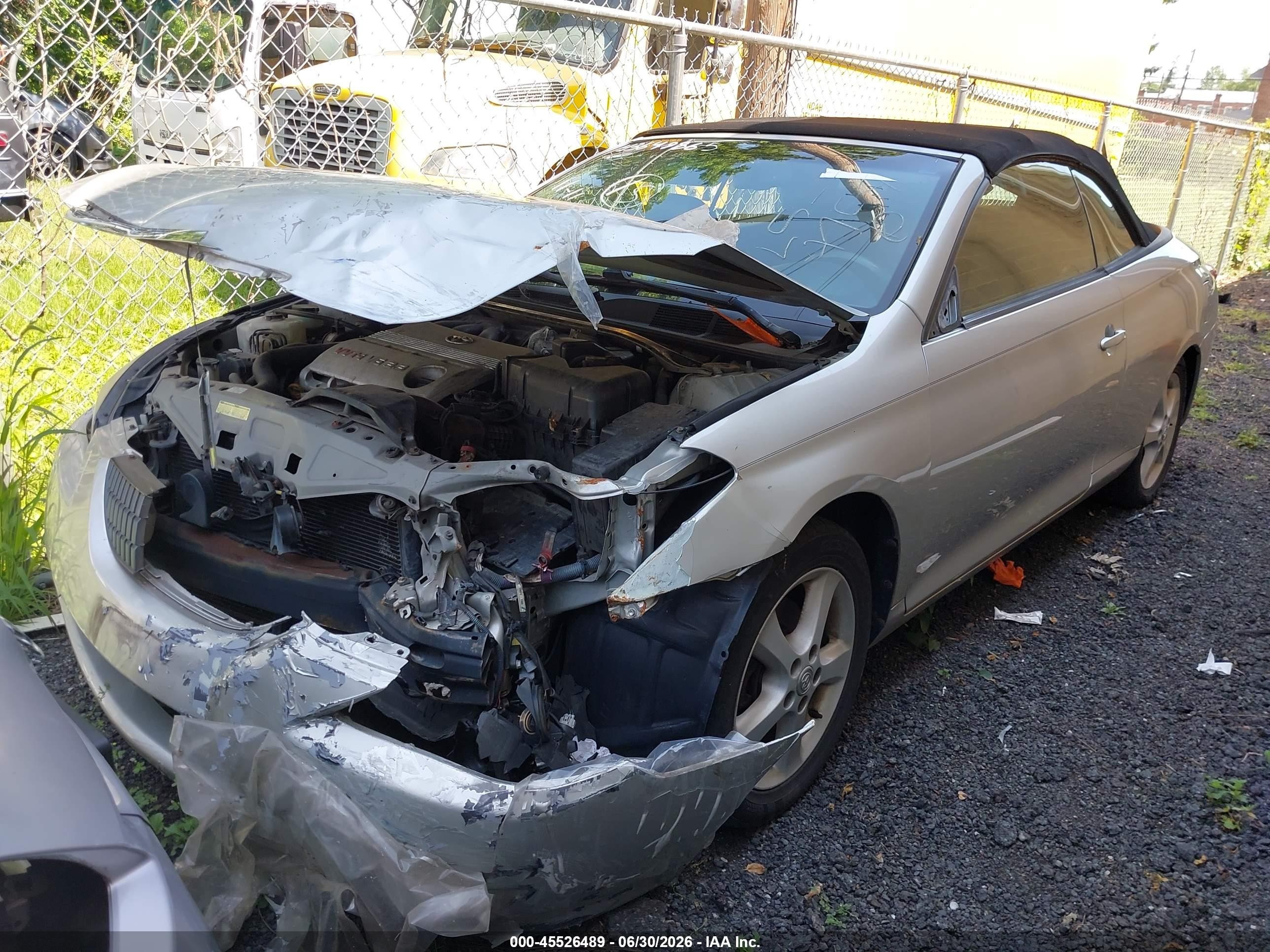 2006 Toyota Camry Solara Sle Silver vin: 4T1FA38P96U106695