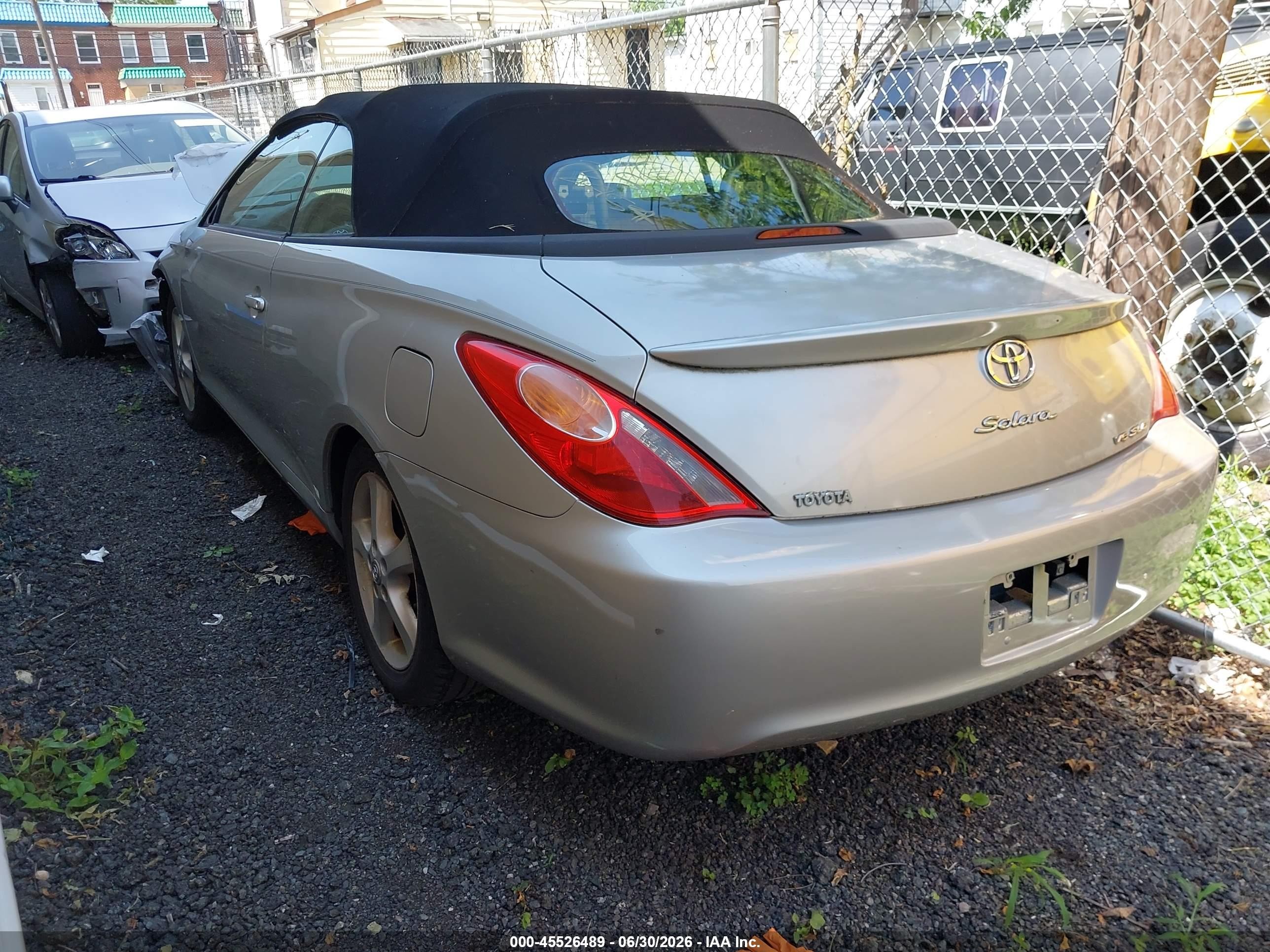 2006 Toyota Camry Solara Sle Silver vin: 4T1FA38P96U106695