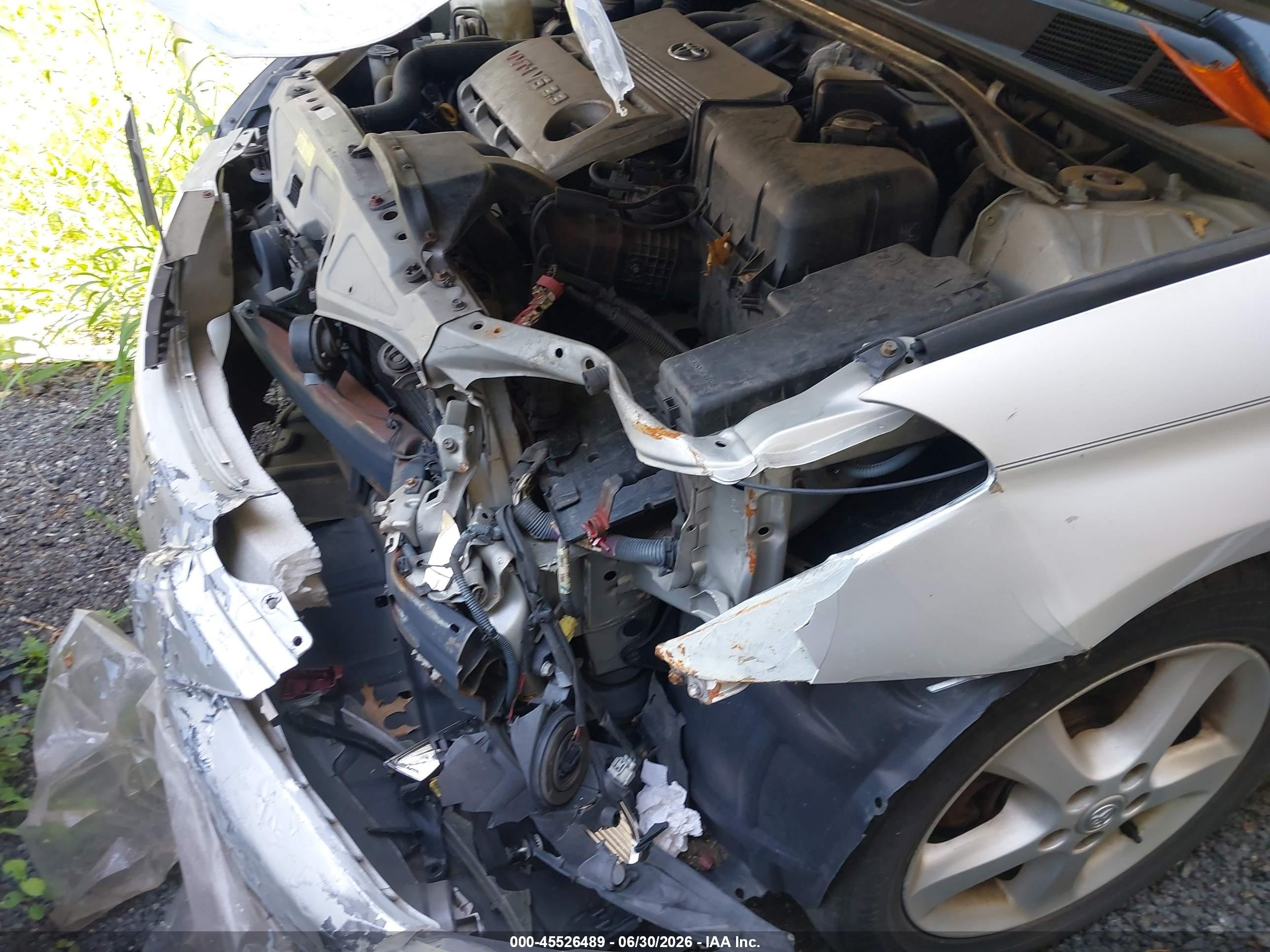 2006 Toyota Camry Solara Sle Silver vin: 4T1FA38P96U106695