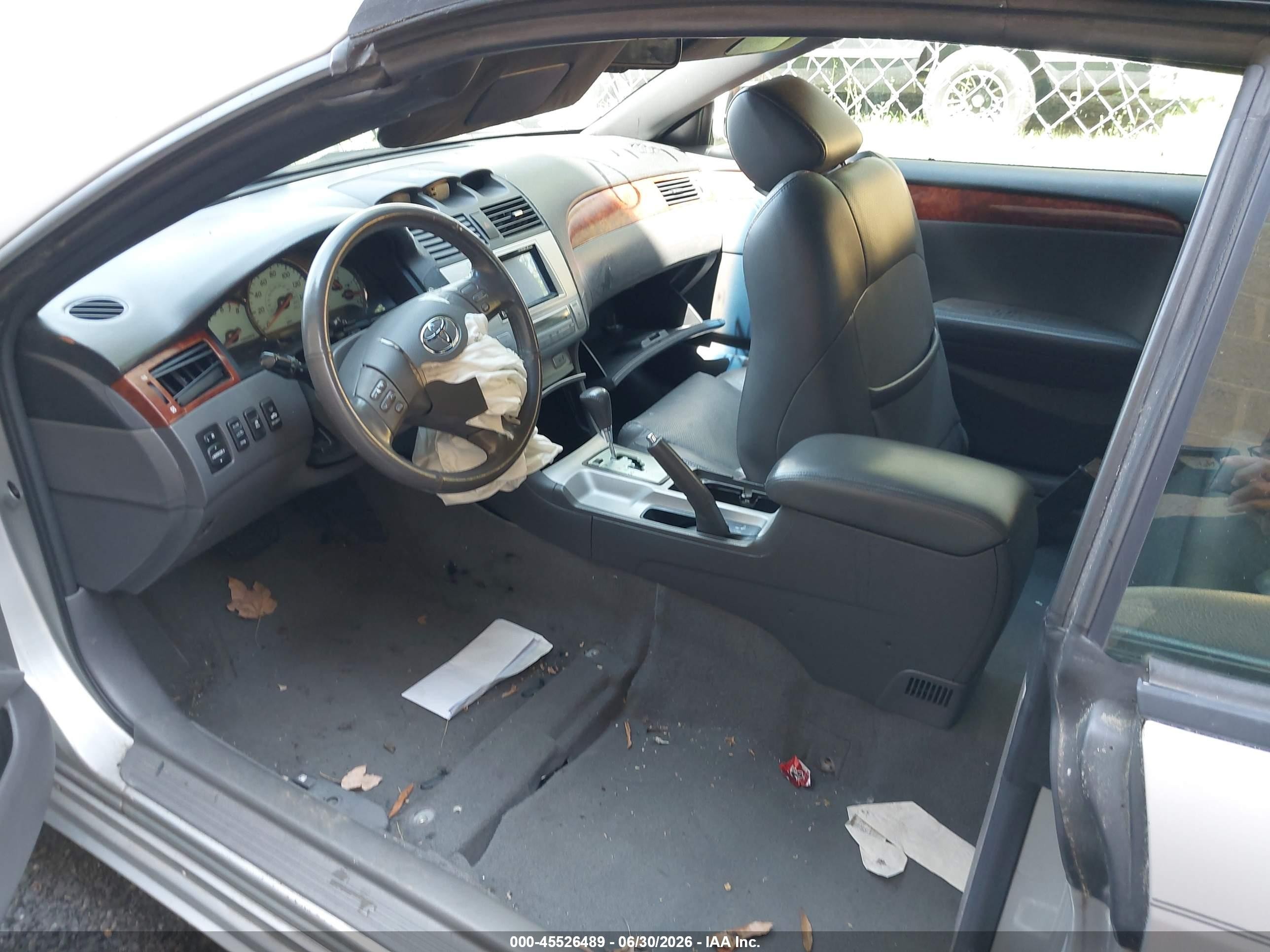 2006 Toyota Camry Solara Sle Silver vin: 4T1FA38P96U106695