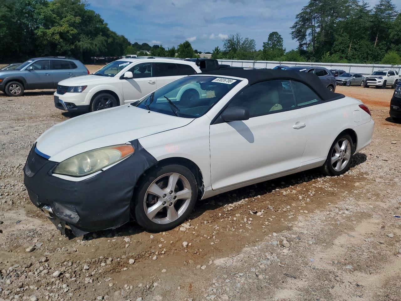 2007 Toyota Camry Solara Sle V6 White vin: 4T1FA38P97U107864