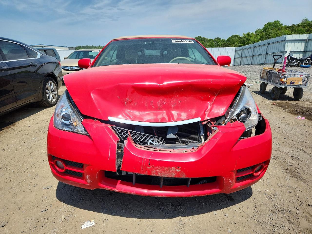 2007 Toyota Camry Solara Sle V6 Красный vin: 4T1FA38P97U112238
