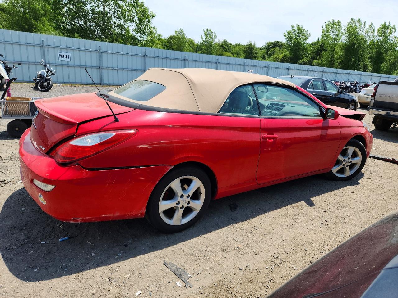 2007 Toyota Camry Solara Sle V6 Красный vin: 4T1FA38P97U112238