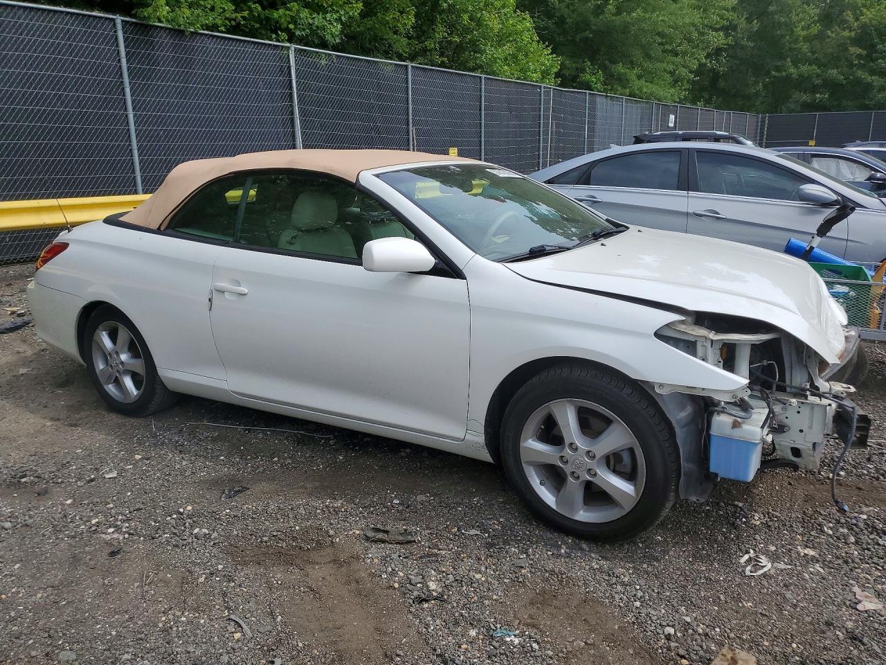 2008 Toyota Camry Solara Sle V6 White vin: 4T1FA38P98U138355
