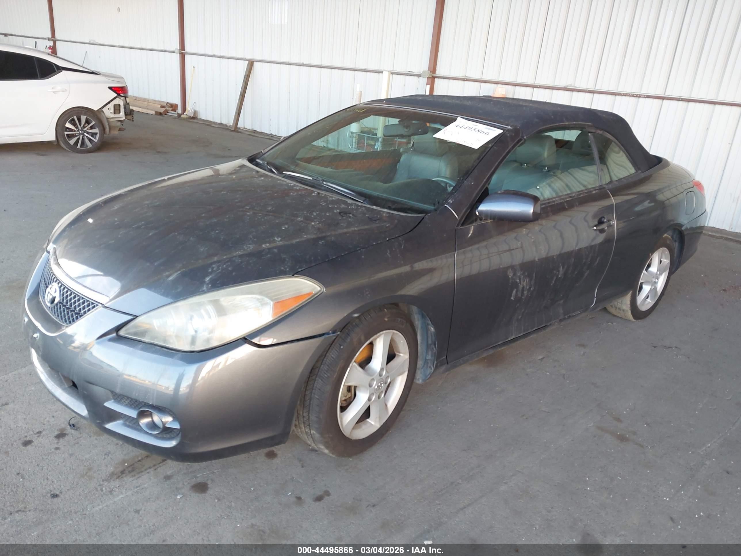 2008 Toyota Camry Solara Sle Gray vin: 4T1FA38P98U139201