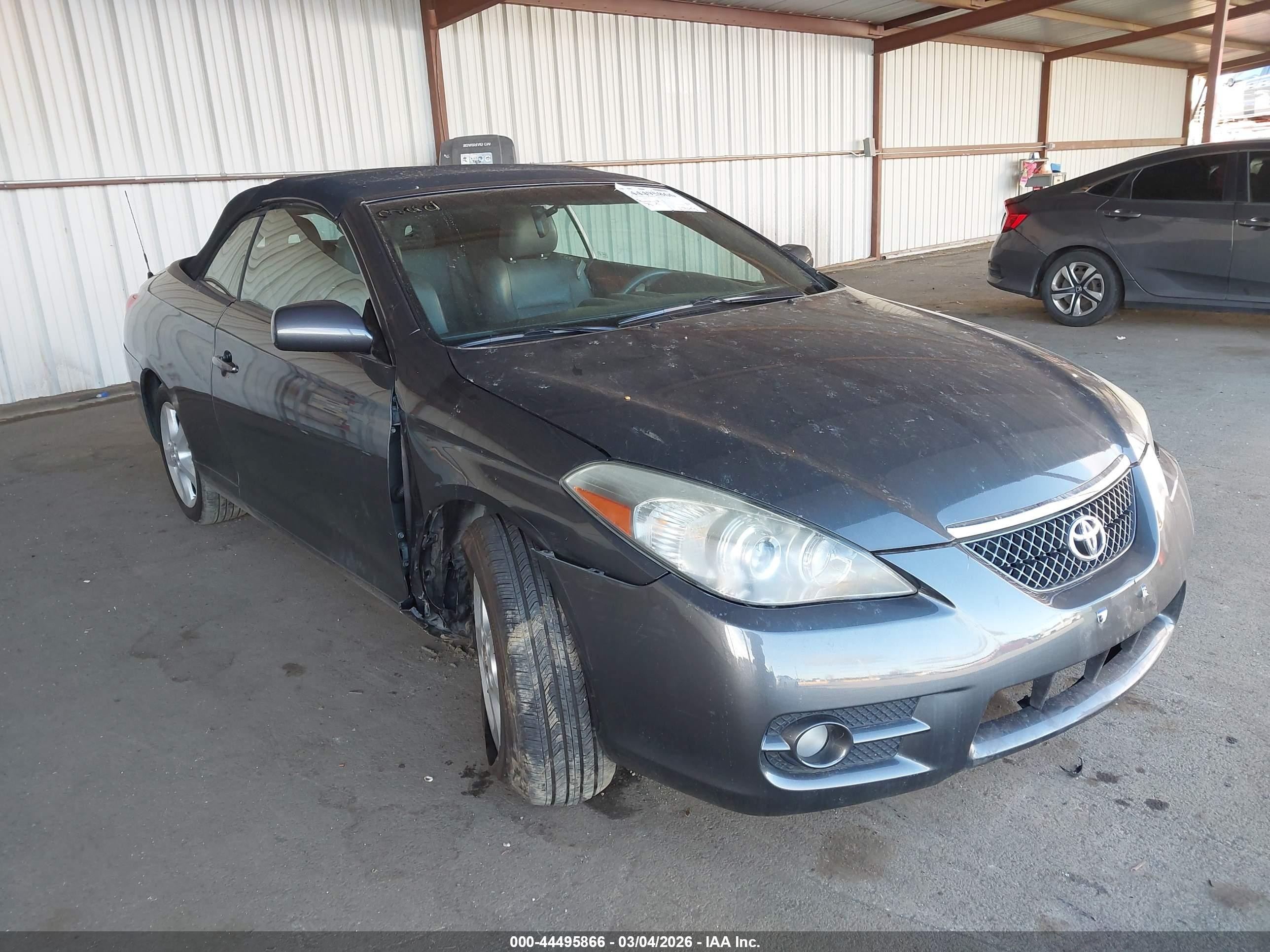 2008 Toyota Camry Solara Sle Gray vin: 4T1FA38P98U139201