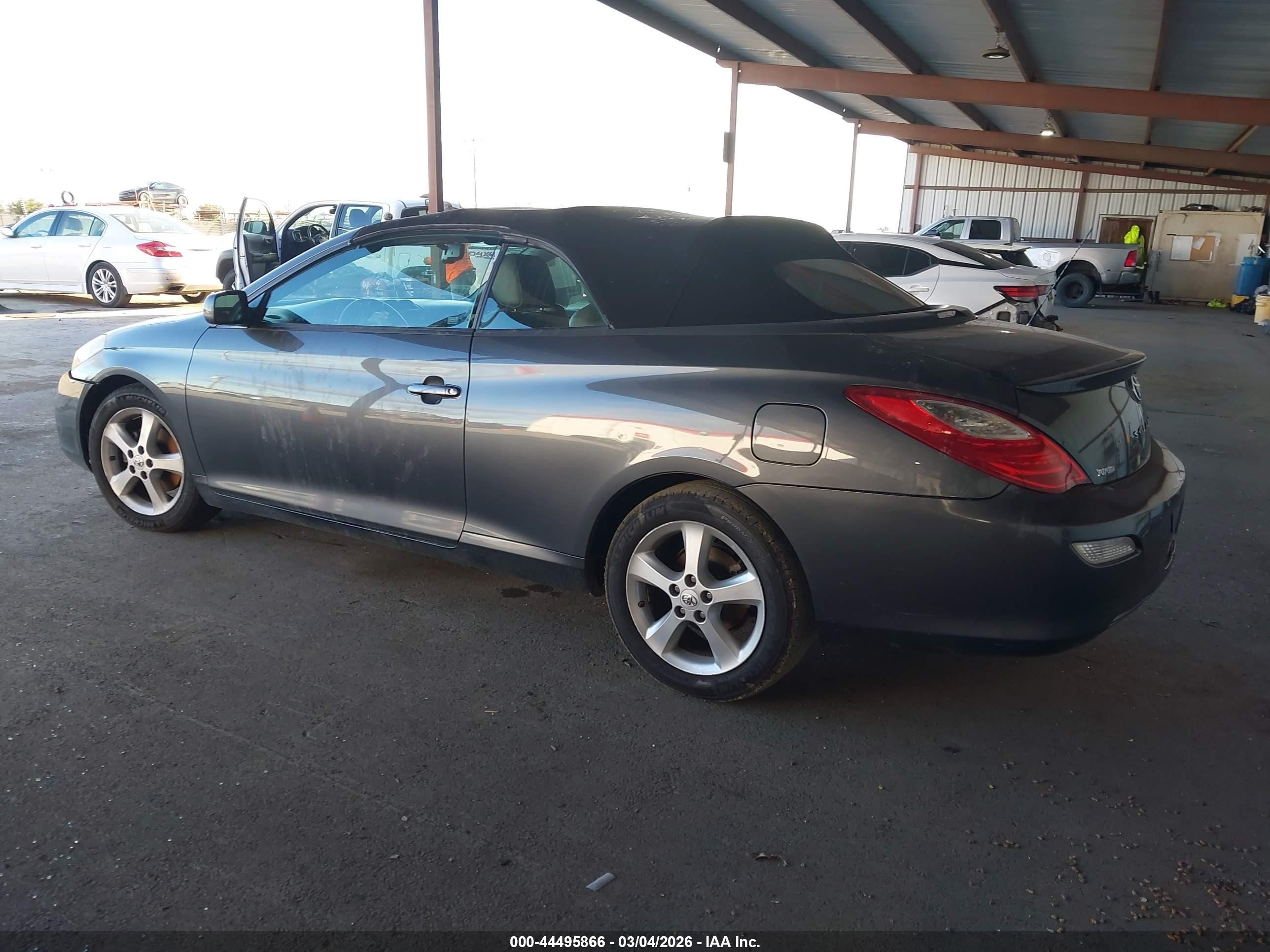 2008 Toyota Camry Solara Sle Gray vin: 4T1FA38P98U139201