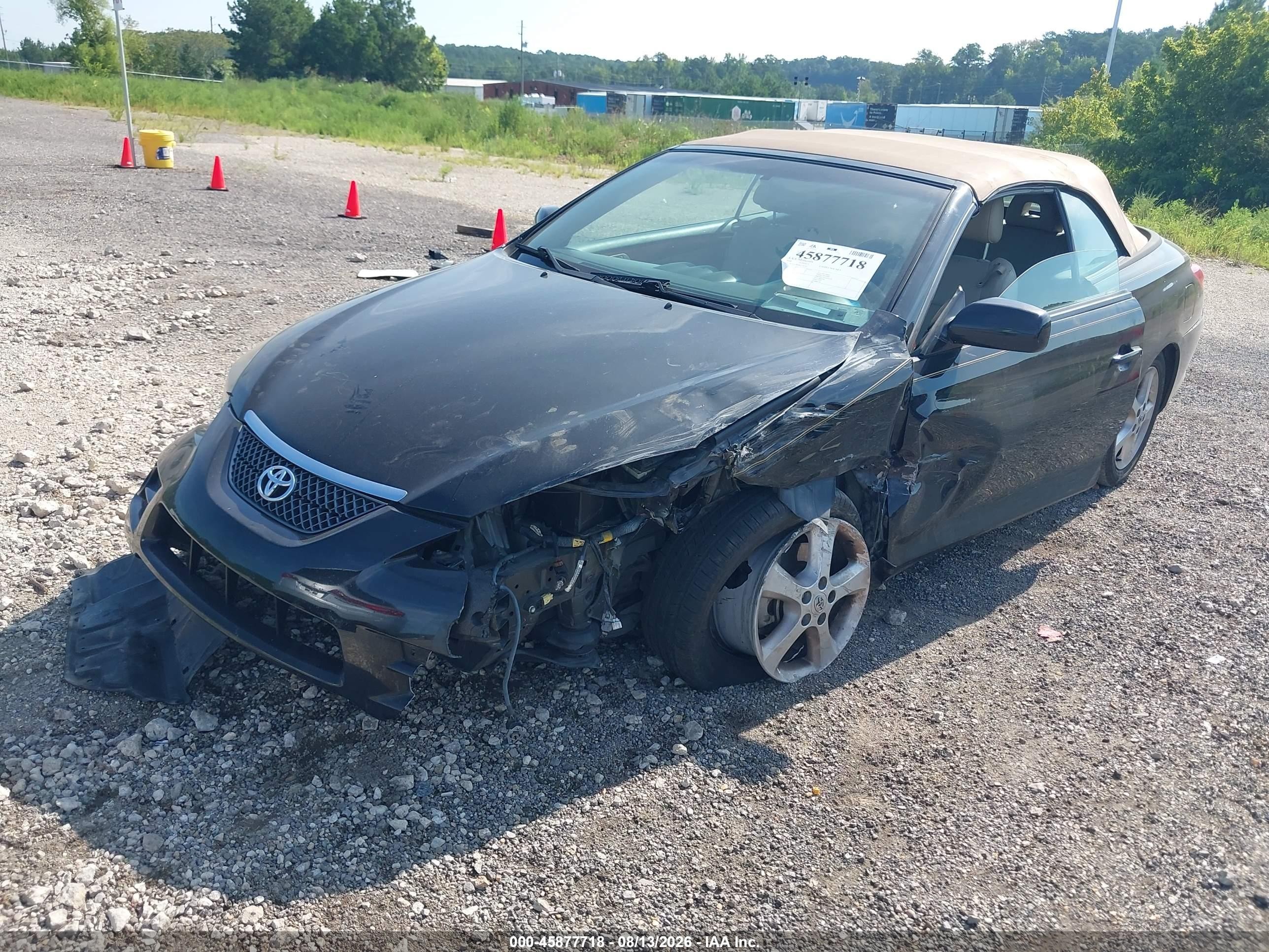 2008 Toyota Camry Solara Sle Black vin: 4T1FA38P98U156144