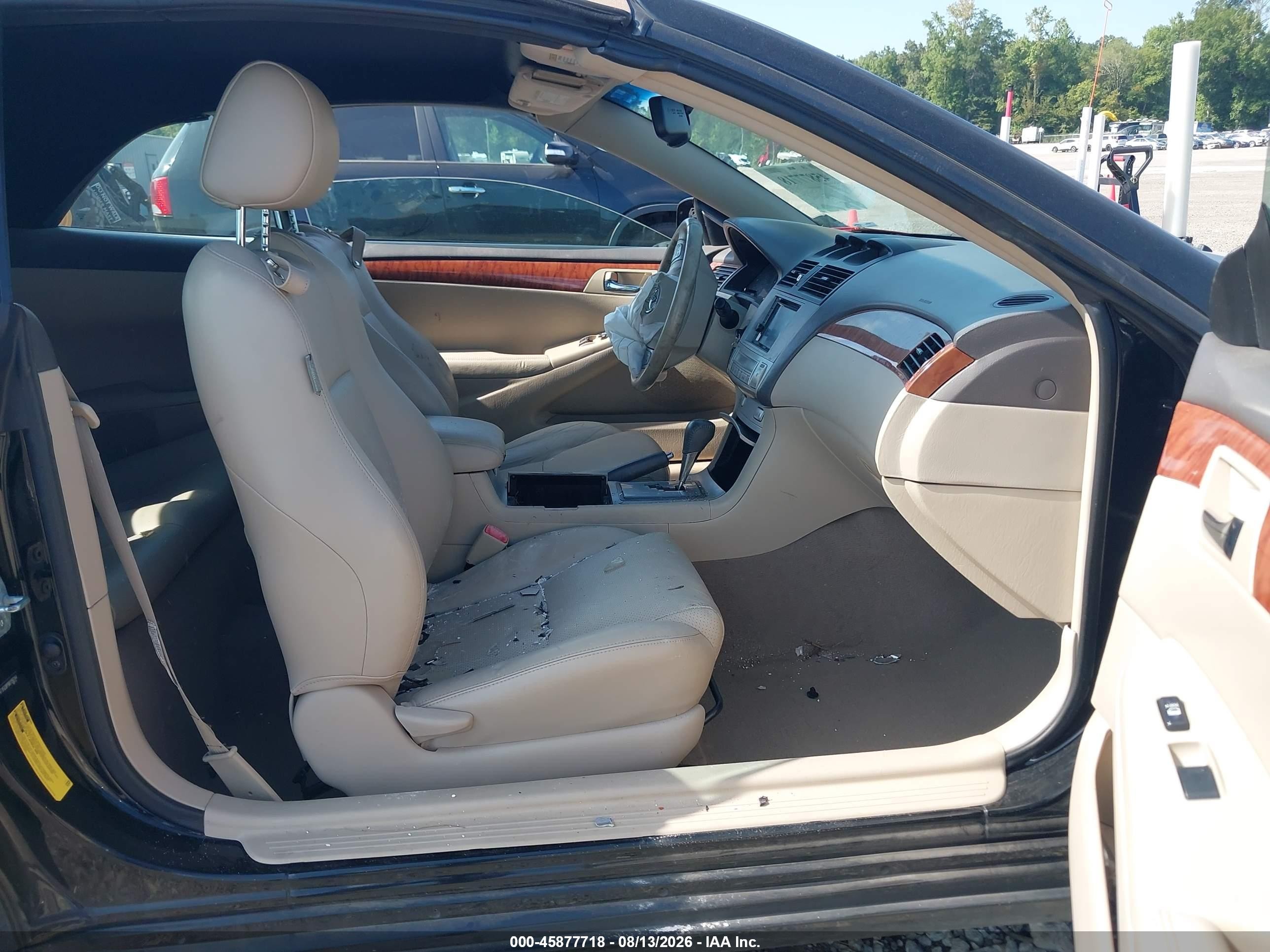 2008 Toyota Camry Solara Sle Black vin: 4T1FA38P98U156144