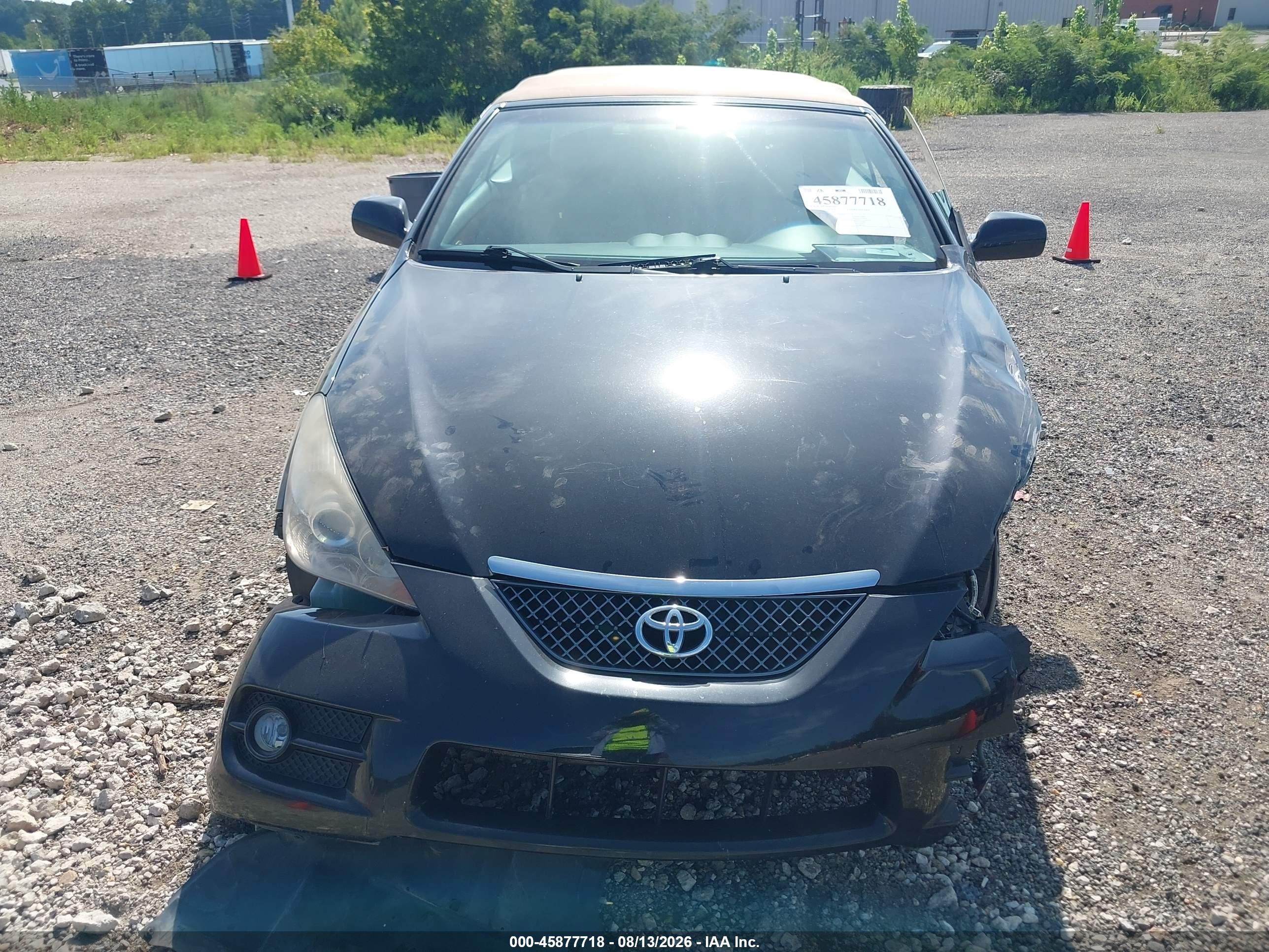 2008 Toyota Camry Solara Sle Black vin: 4T1FA38P98U156144