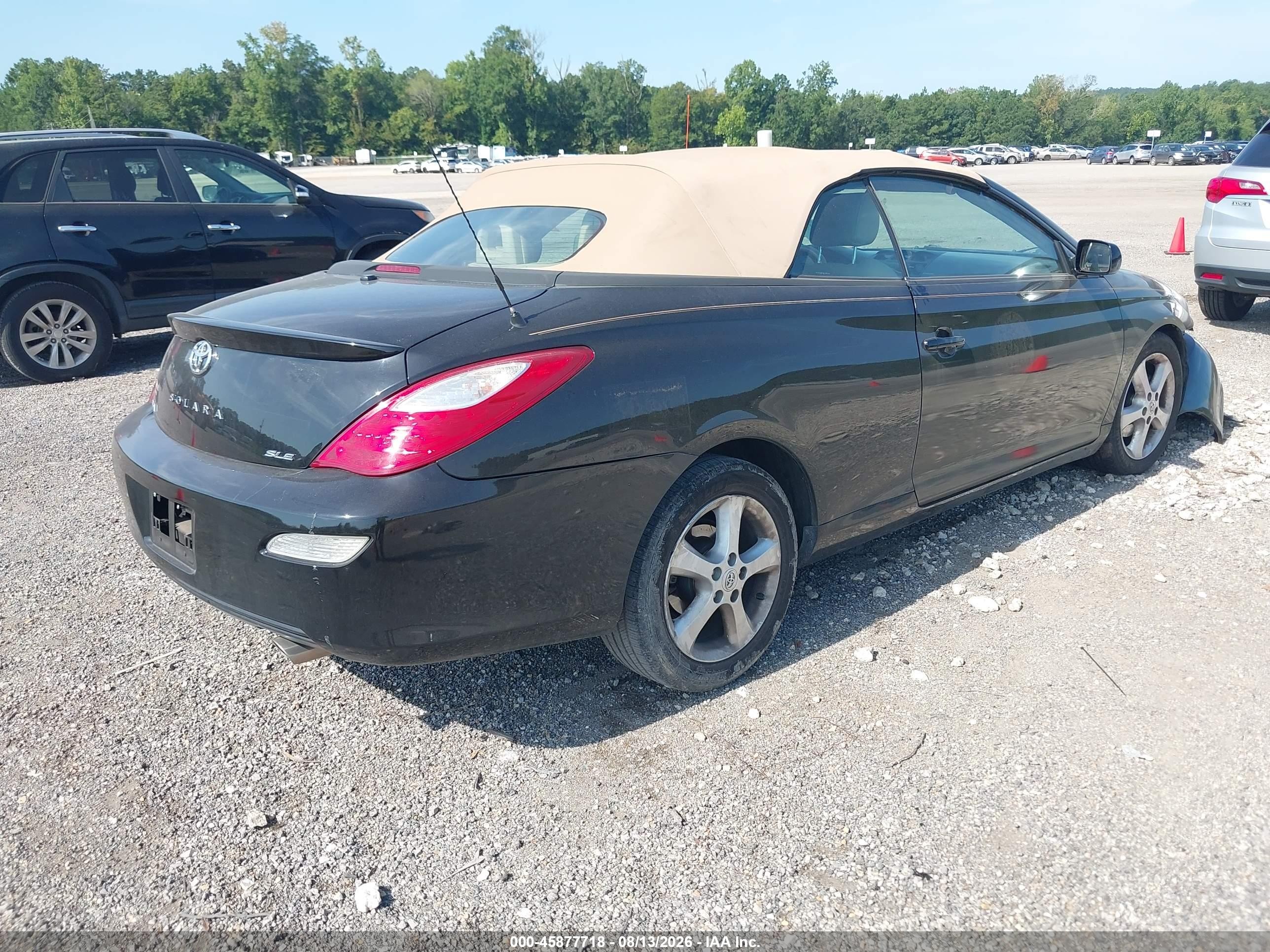 2008 Toyota Camry Solara Sle Black vin: 4T1FA38P98U156144