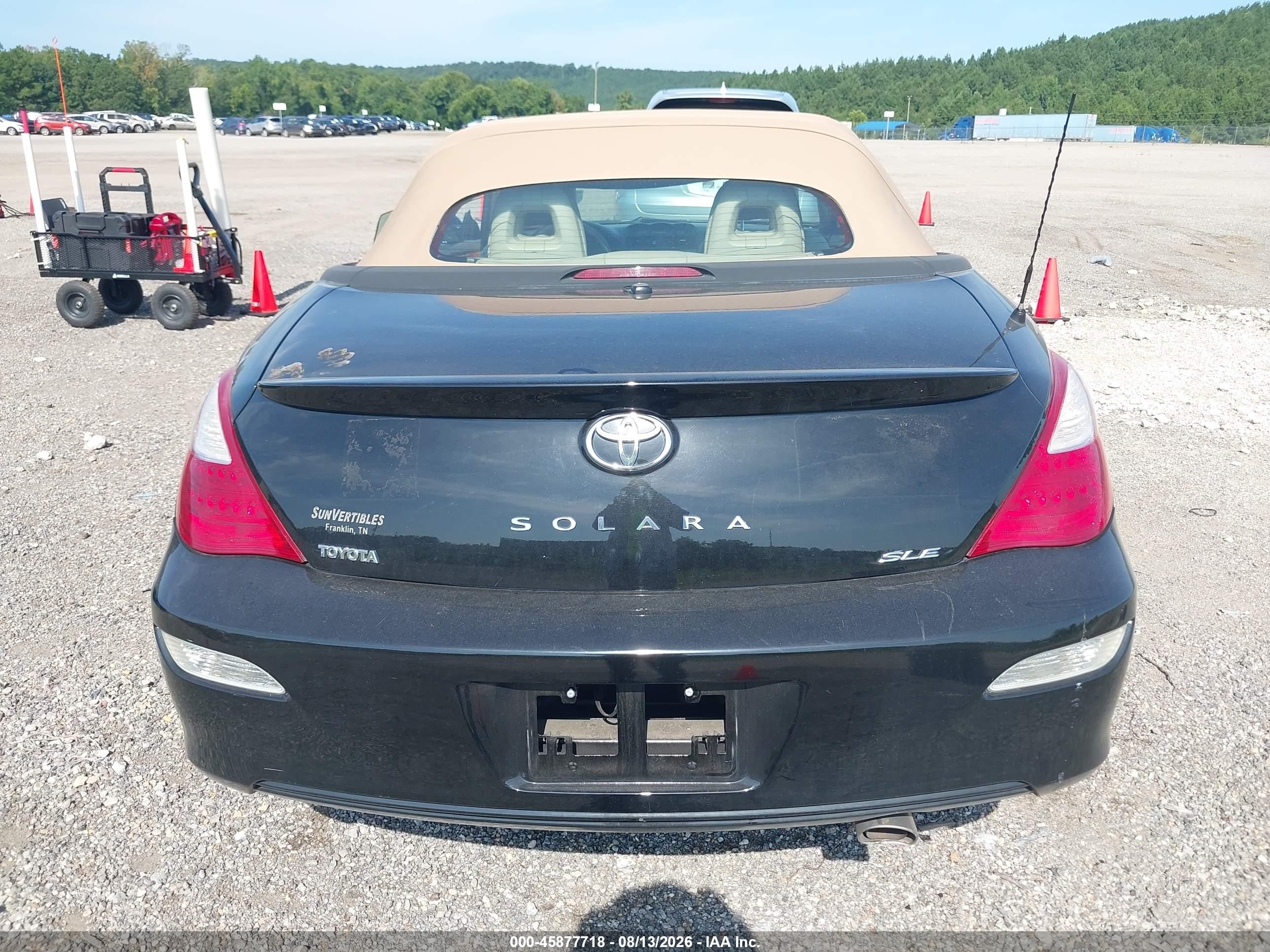 2008 Toyota Camry Solara Sle Black vin: 4T1FA38P98U156144
