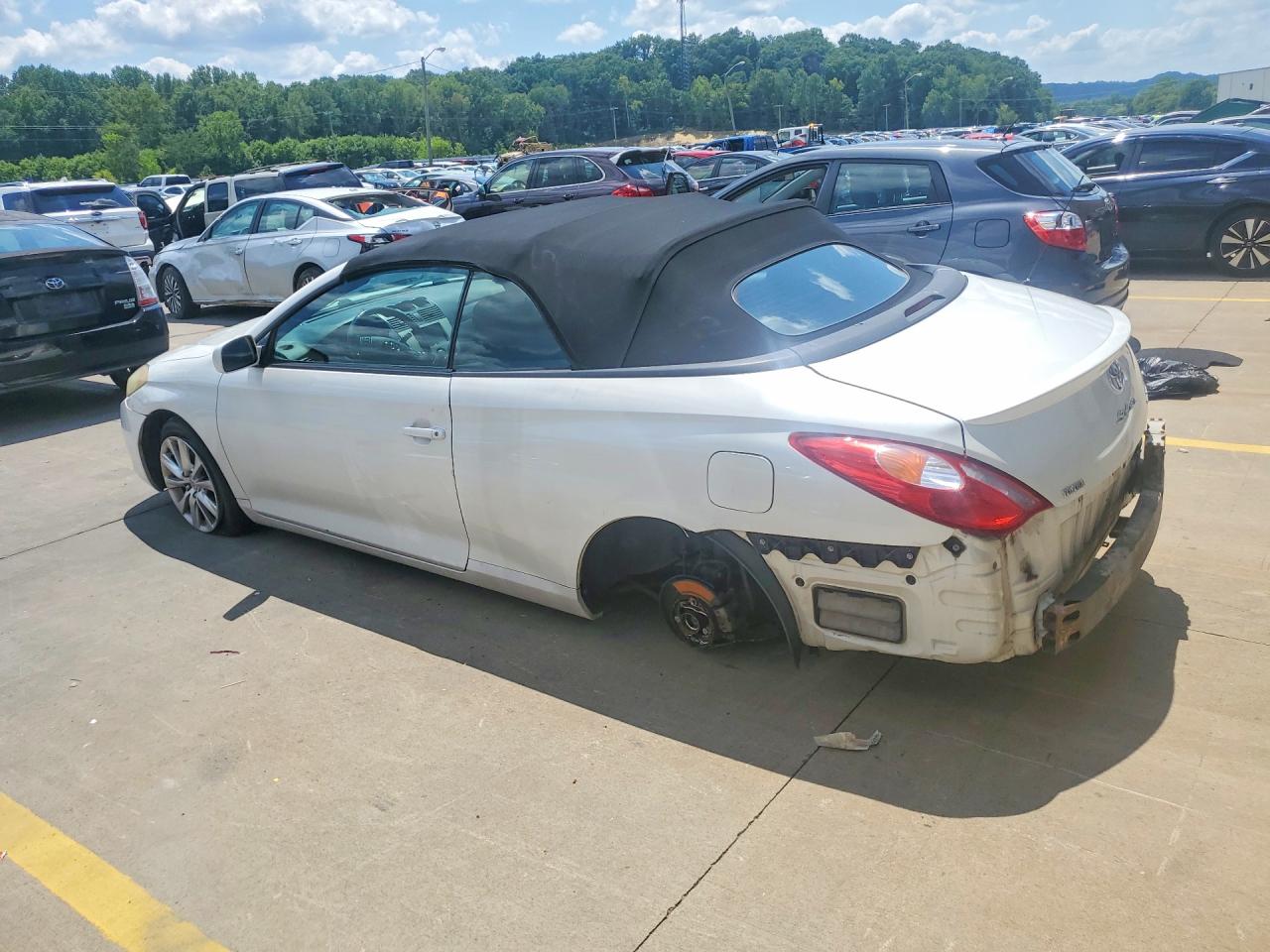 2005 Toyota Camry Solara Se V6 White vin: 4T1FA38PX5U051494