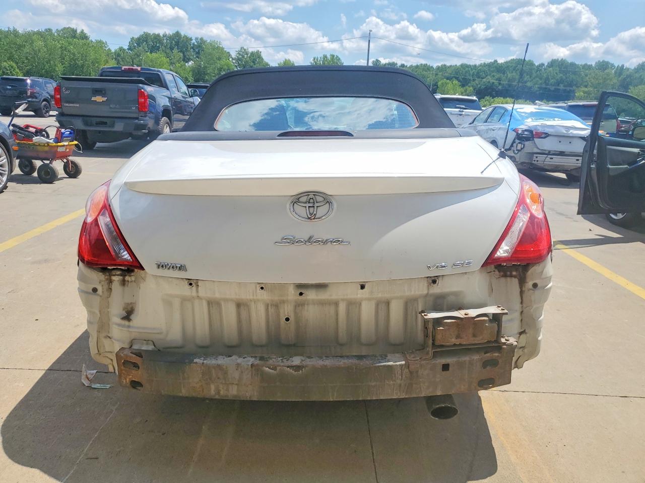 2005 Toyota Camry Solara Se V6 White vin: 4T1FA38PX5U051494