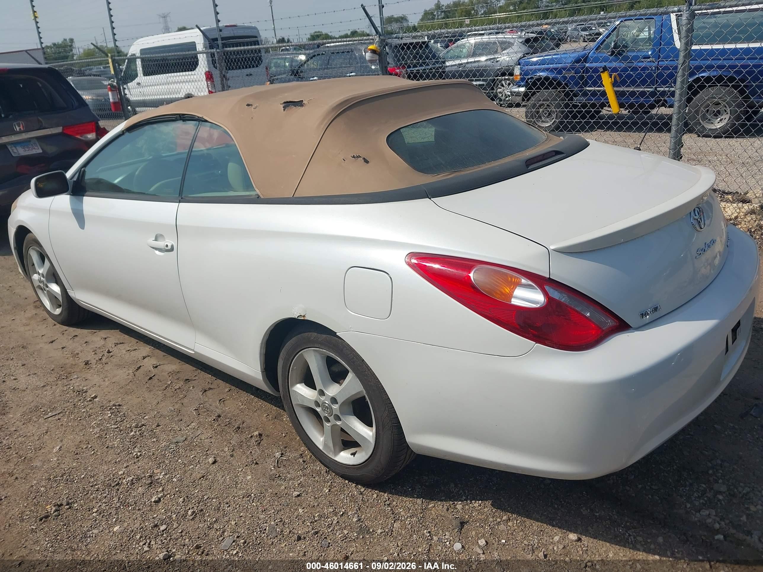 2005 Toyota Camry Solara Sle White vin: 4T1FA38PX5U053116