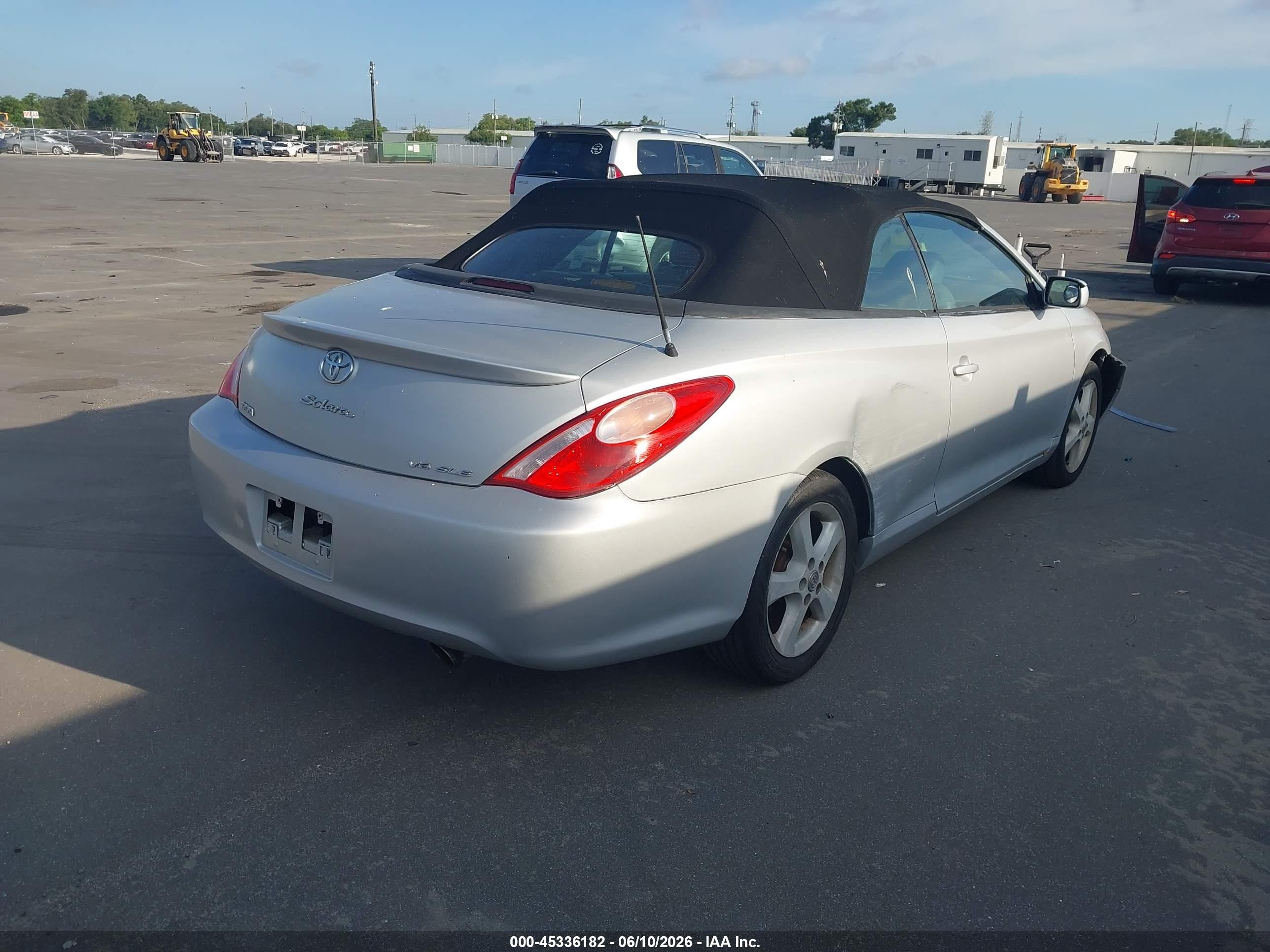 2005 Toyota Camry Solara Sle Silver vin: 4T1FA38PX5U057831