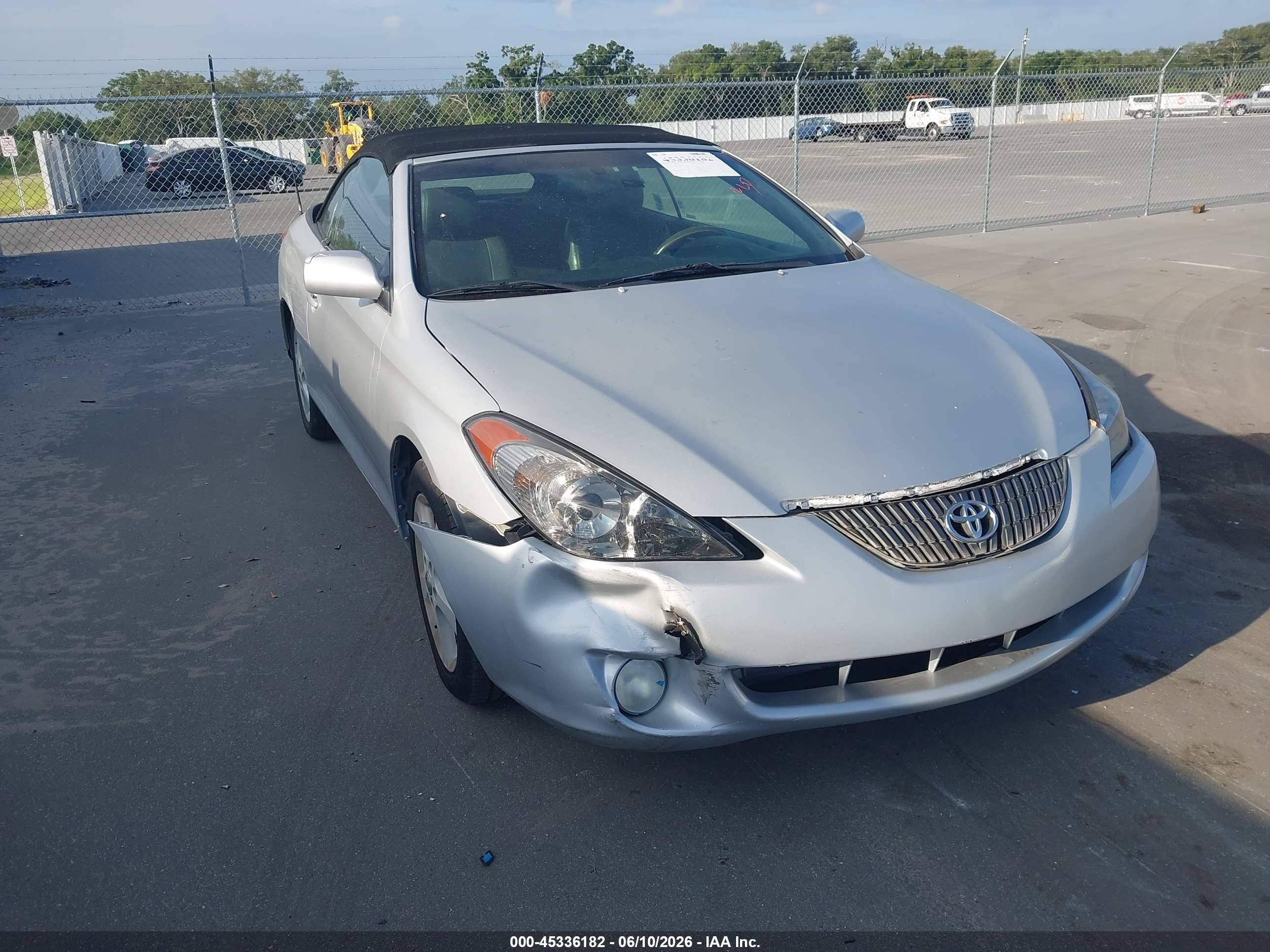 2005 Toyota Camry Solara Sle Silver vin: 4T1FA38PX5U057831