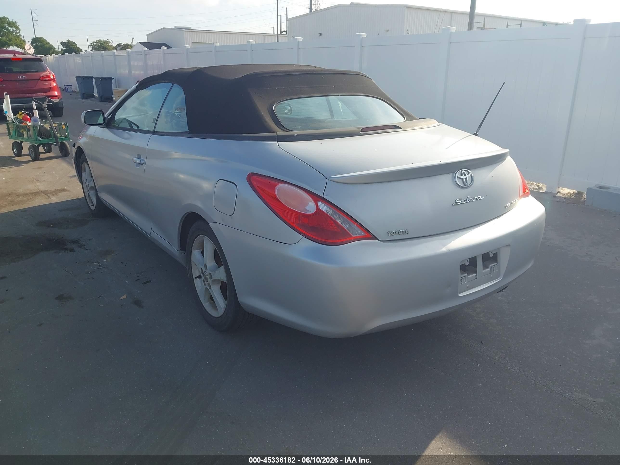 2005 Toyota Camry Solara Sle Silver vin: 4T1FA38PX5U057831