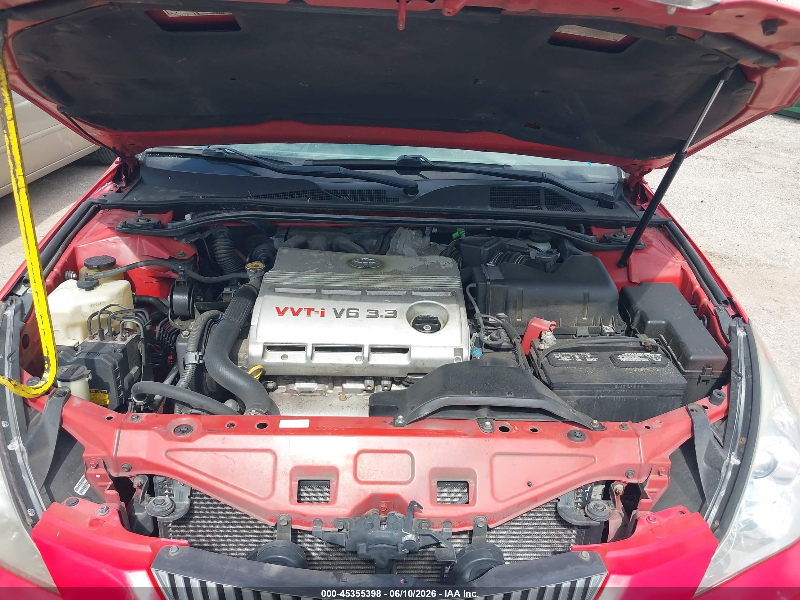 2006 Toyota Camry Solara Sle Red vin: 4T1FA38PX6U072234